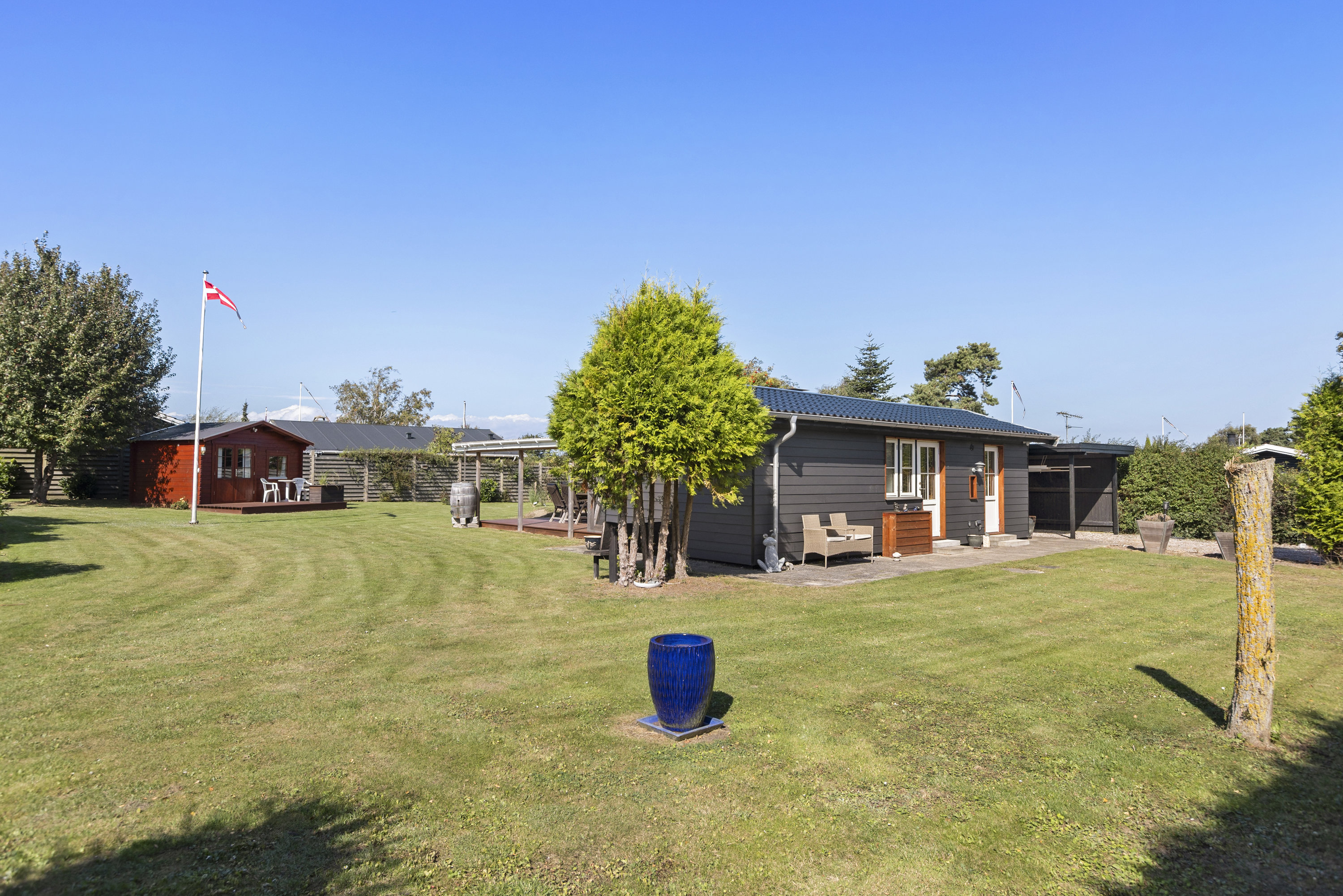 Fremhævet have billede i fuldskærmstilstand. Billede af Sortmejsevej 24, Ll Kongsmark, 4200 Slagelse