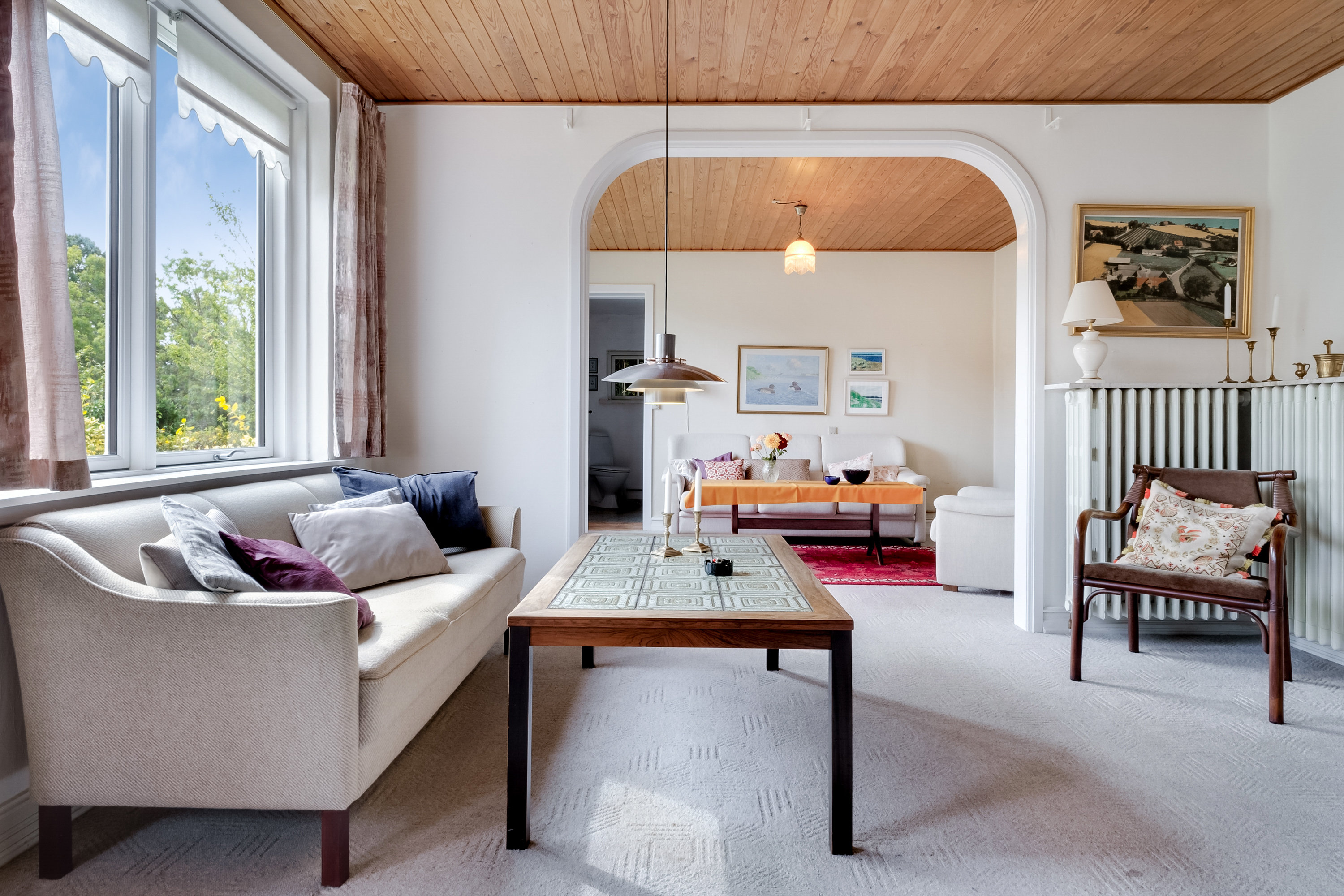 Fremhævet stue billede i fuldskærmstilstand. Billede af Midskovvej 261, Midskov, 5370 Mesinge