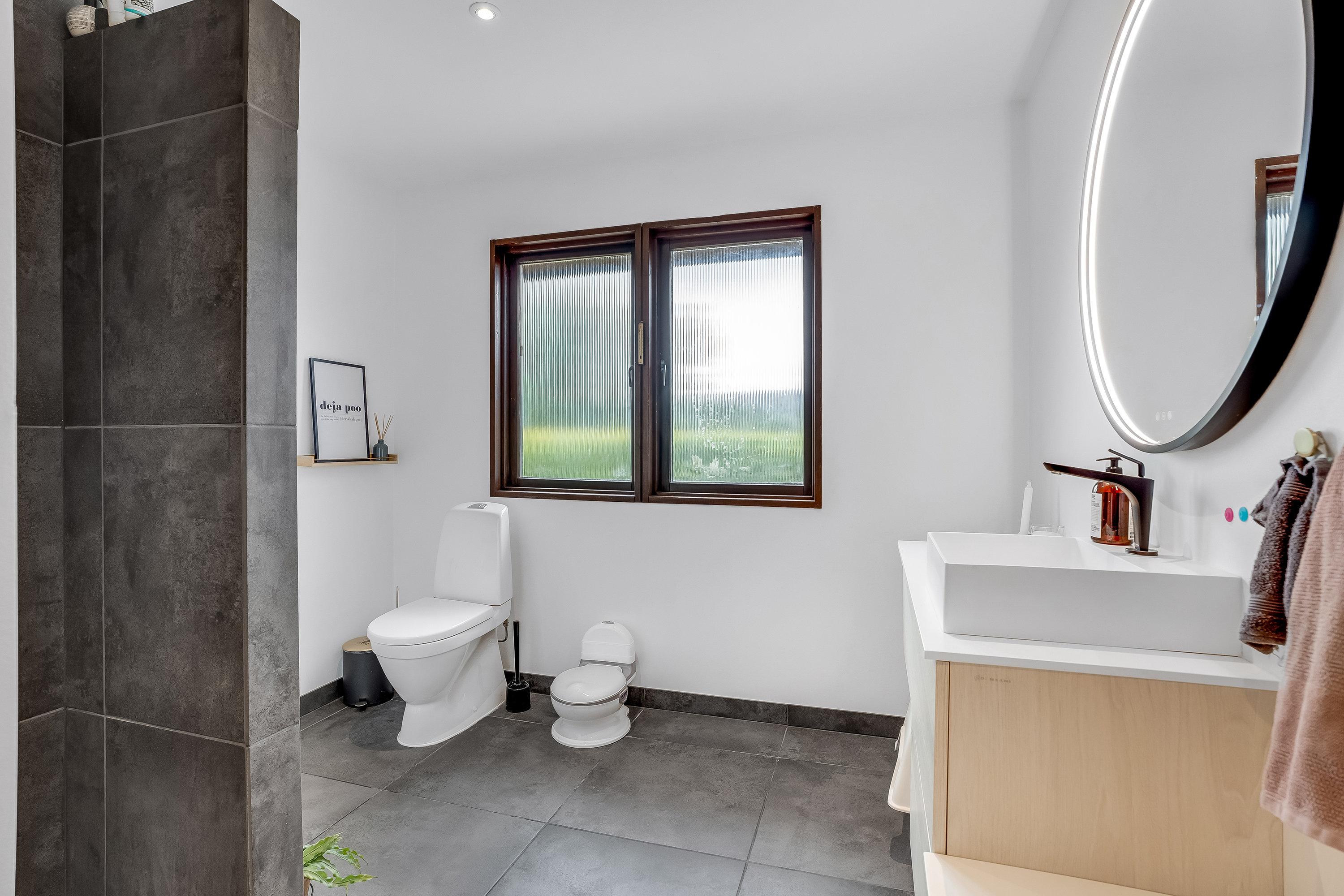 Fremhævet badeværelse billede i fuldskærmstilstand. Billede af Krummingen 8, Nagelsti, 4800 Nykøbing F