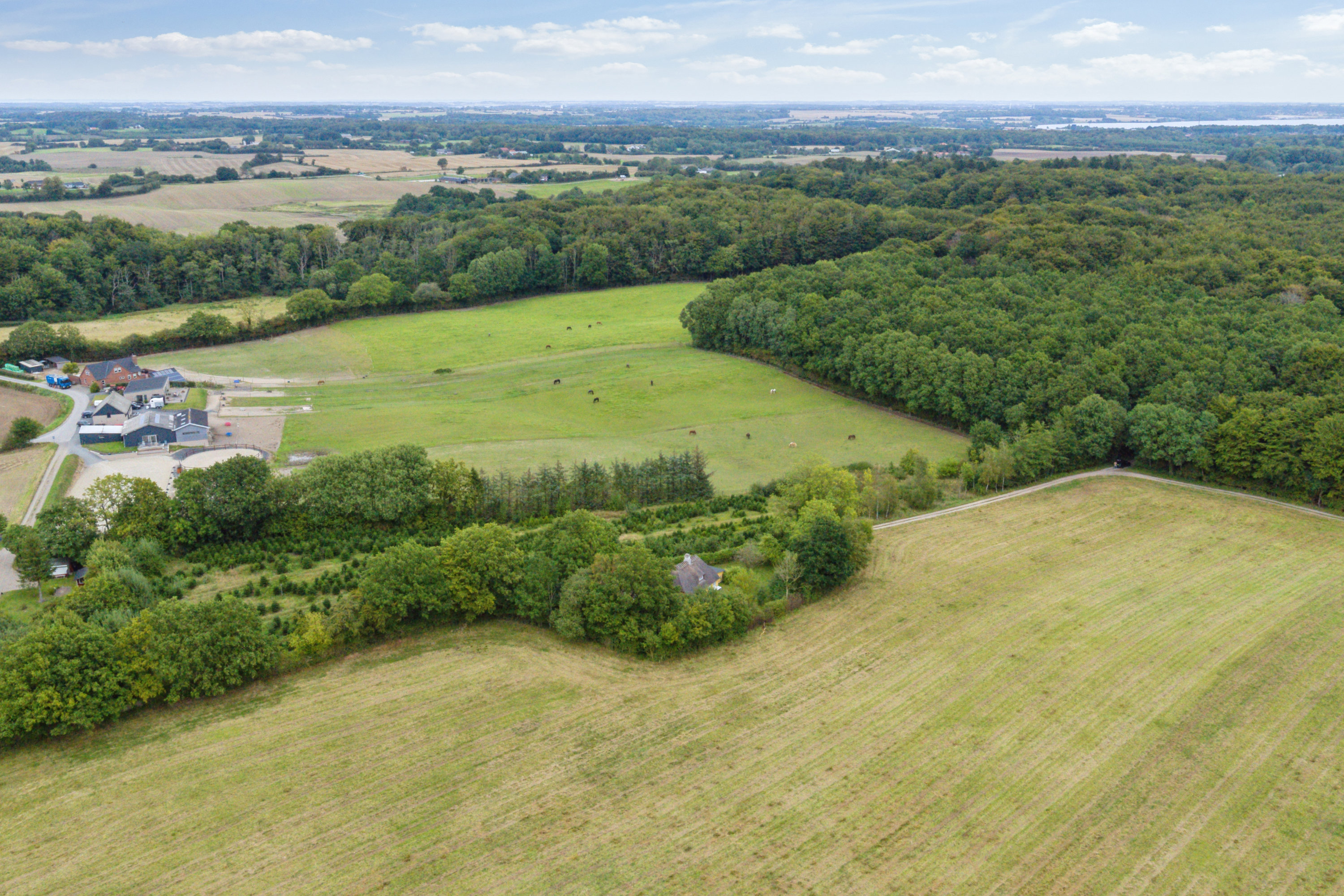 Fremhævet luftfoto billede i fuldskærmstilstand. Billede af Limbækvej 8, 6300 Gråsten