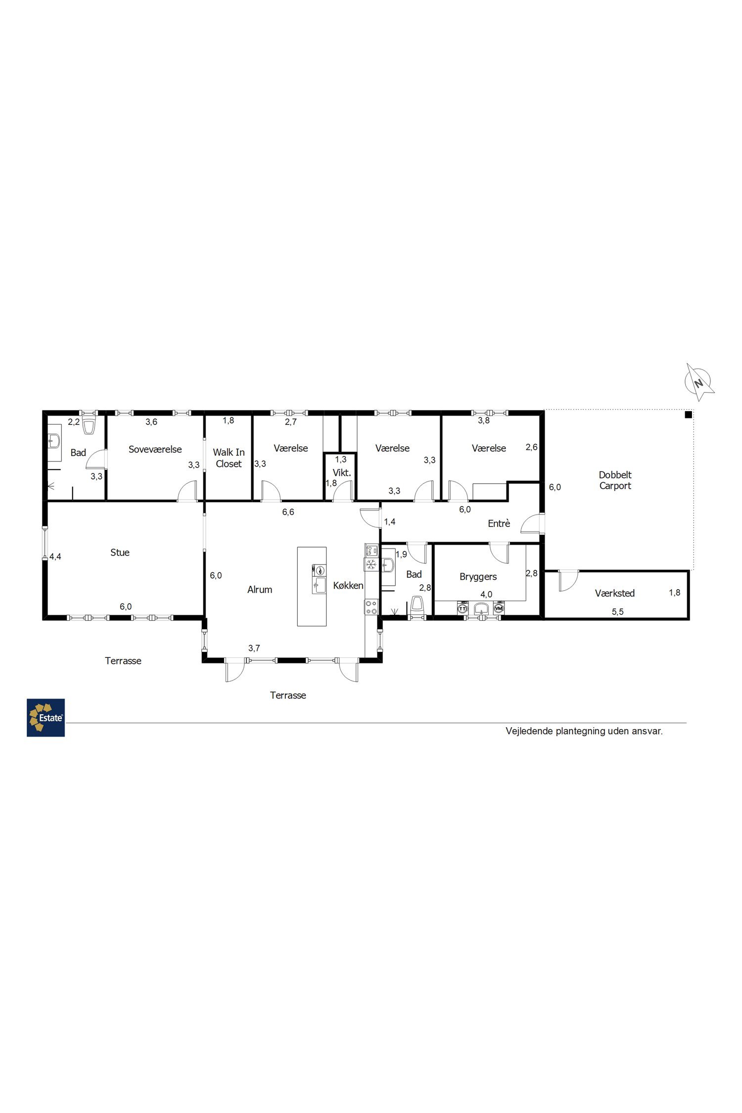 Plantegninger billede af Tusindbenet 4, 7190 Billund