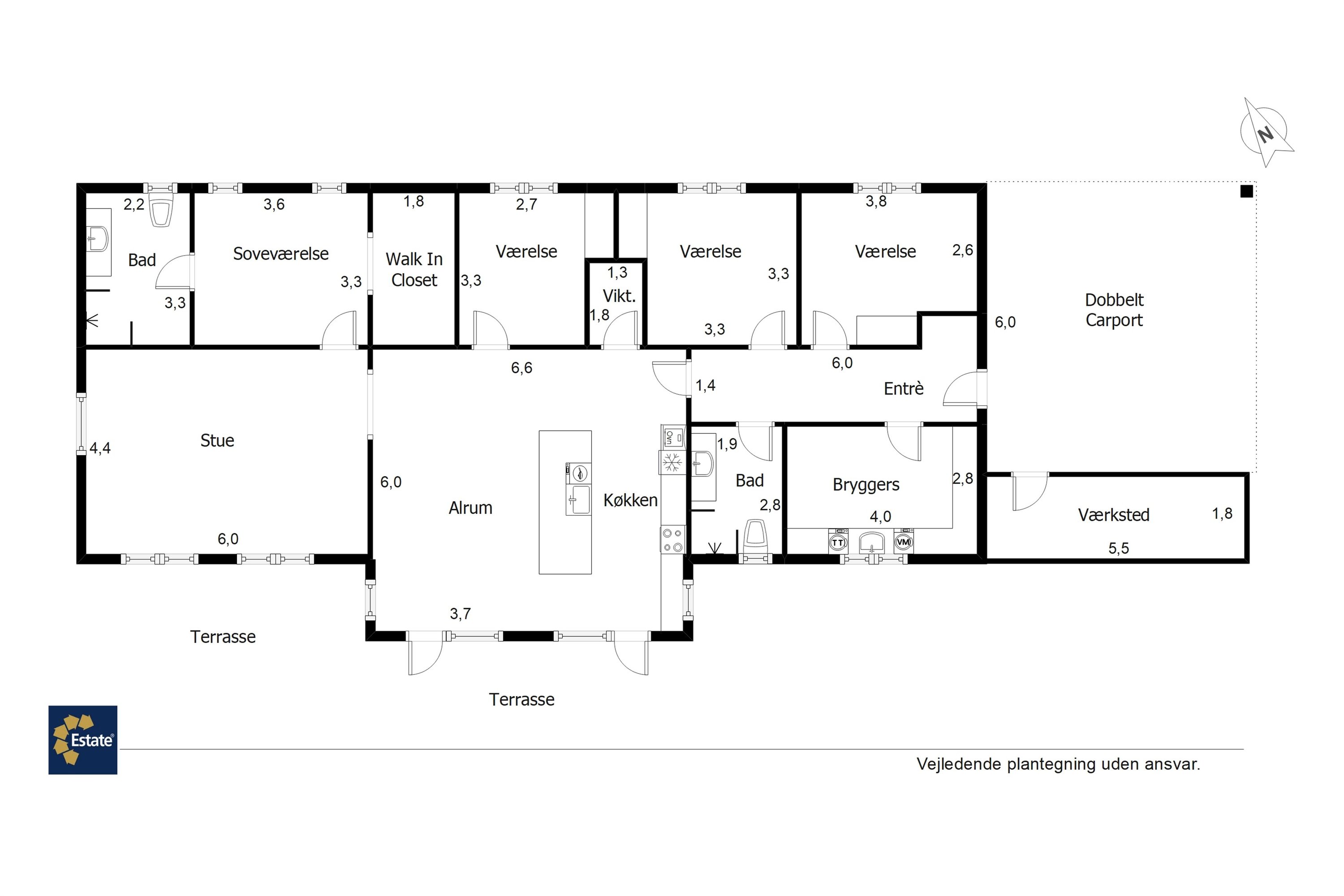Plantegninger billede af Tusindbenet 4, 7190 Billund