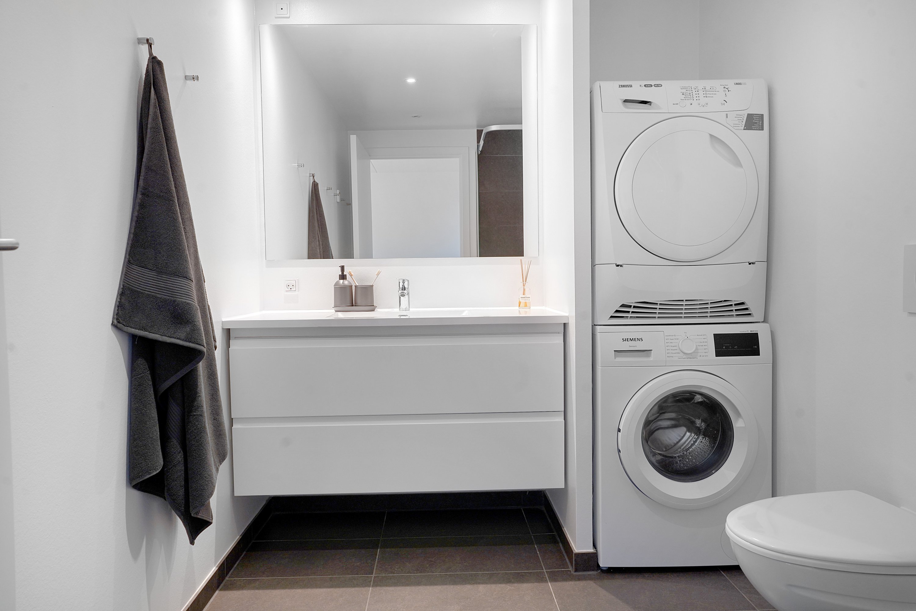 Fremhævet badeværelse billede i fuldskærmstilstand. Billede af Tove Maës Vej 2, 2. tv., 2500 Valby