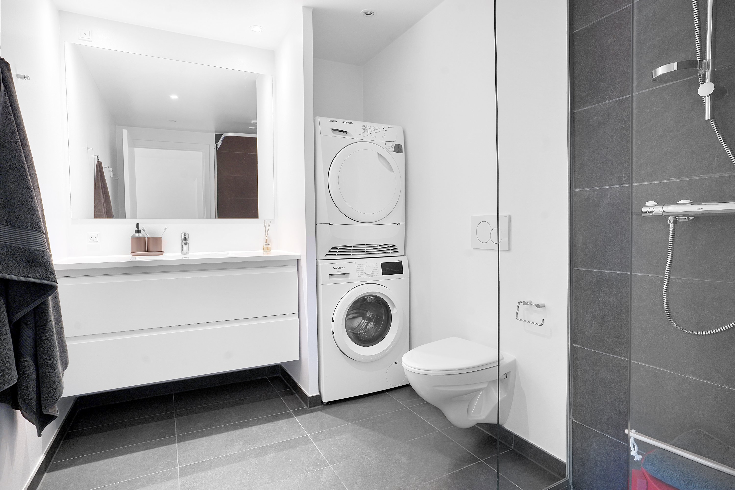 Fremhævet badeværelse billede i fuldskærmstilstand. Billede af Tove Maës Vej 2, 2. tv., 2500 Valby