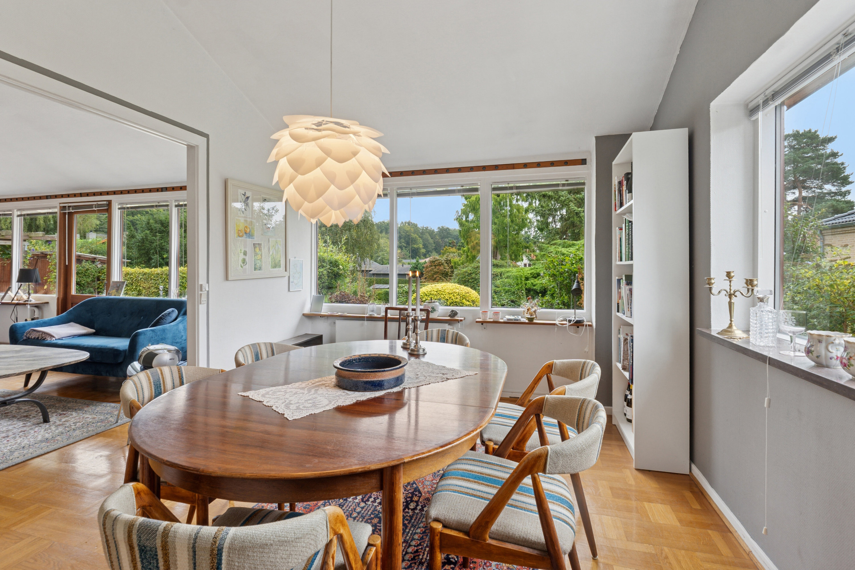 Fremhævet spisestue billede i fuldskærmstilstand. Billede af Skodsborgvej 380, 2850 Nærum