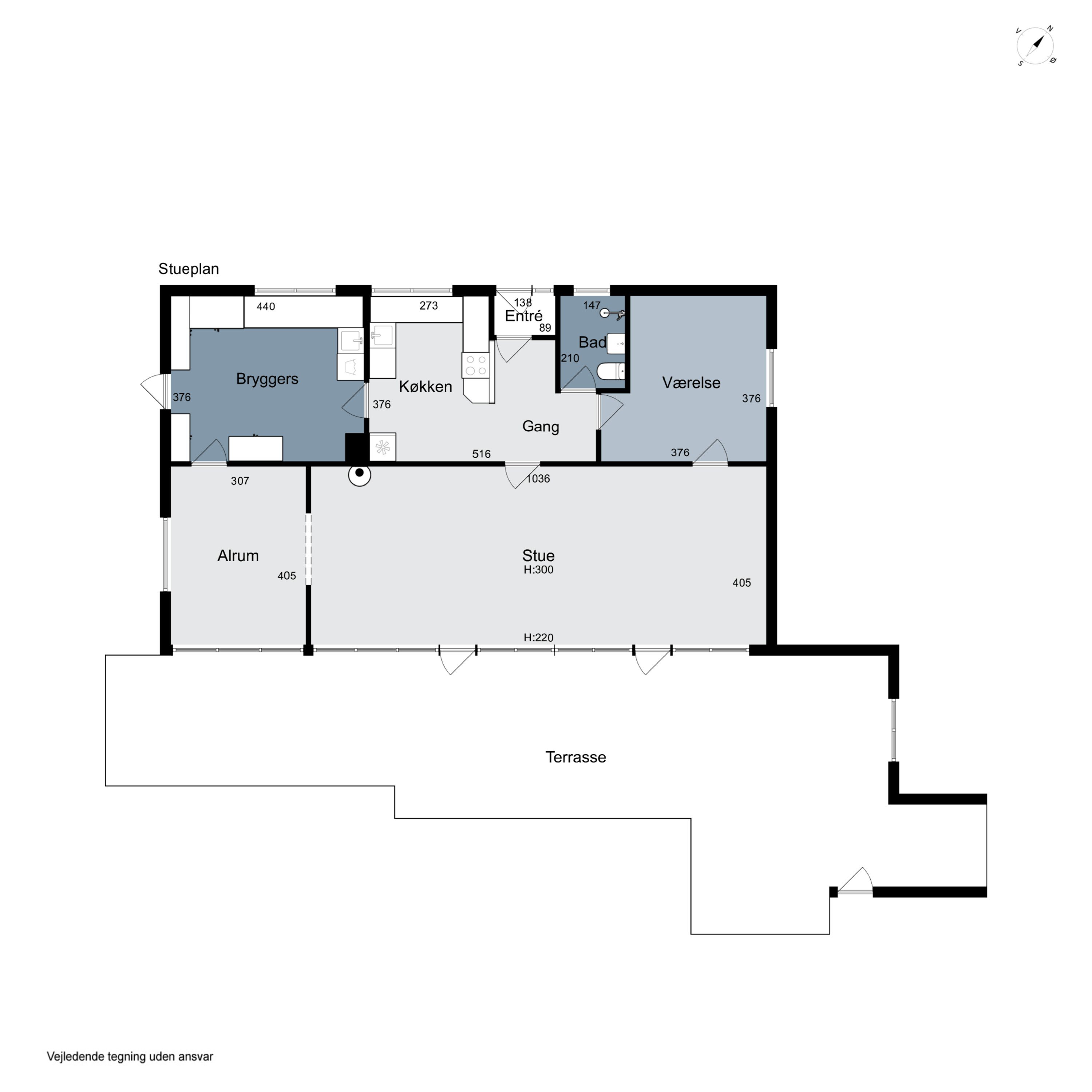 Plantegninger billede af Skodsborgvej 380, 2850 Nærum