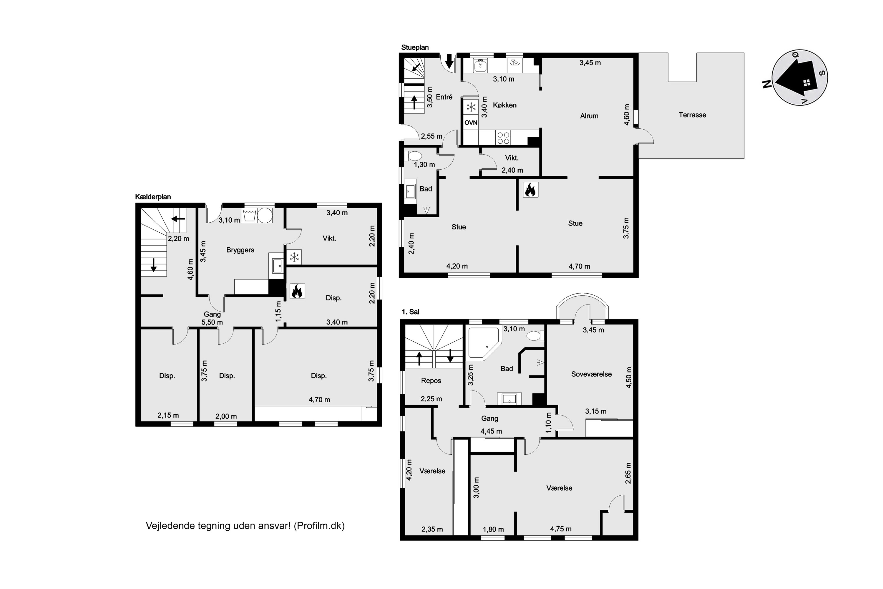 Plantegninger billede af Fredericiagade 3, 7500 Holstebro