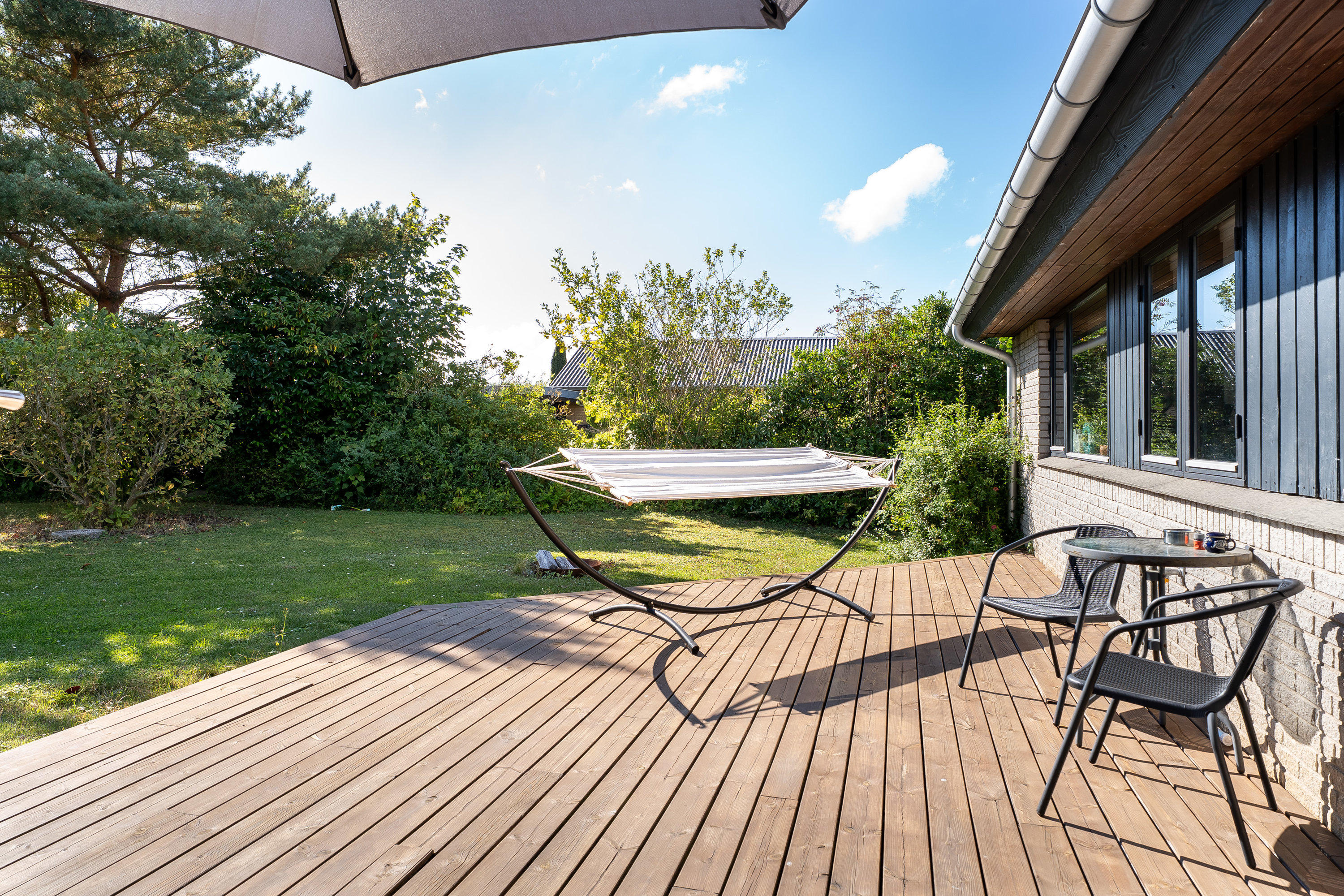 Fremhævet terrasse billede i fuldskærmstilstand. Billede af Krummingen 8, Nagelsti, 4800 Nykøbing F