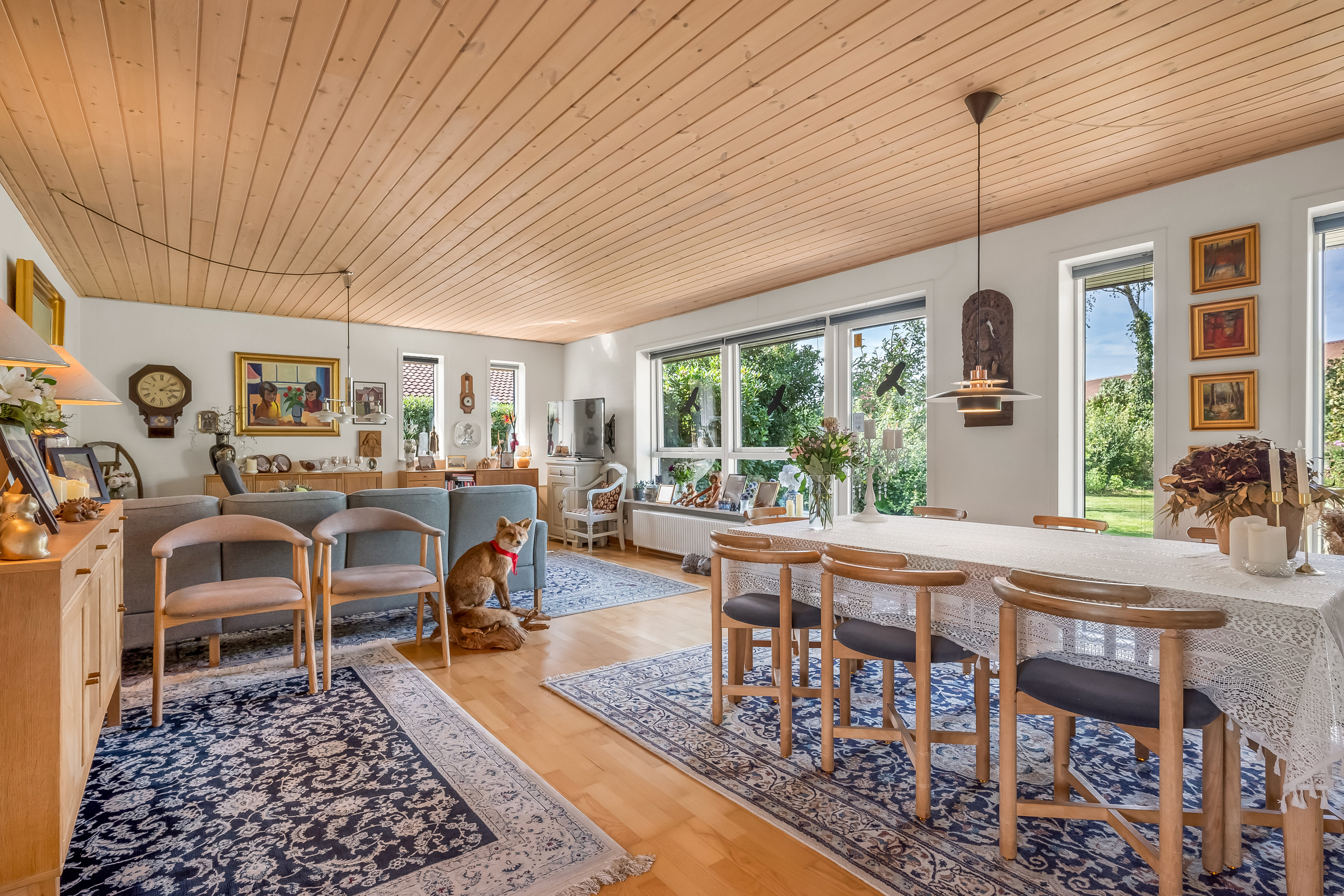 Fremhævet stue billede i fuldskærmstilstand. Billede af Bogfinkevej 28, Rindum, 6950 Ringkøbing