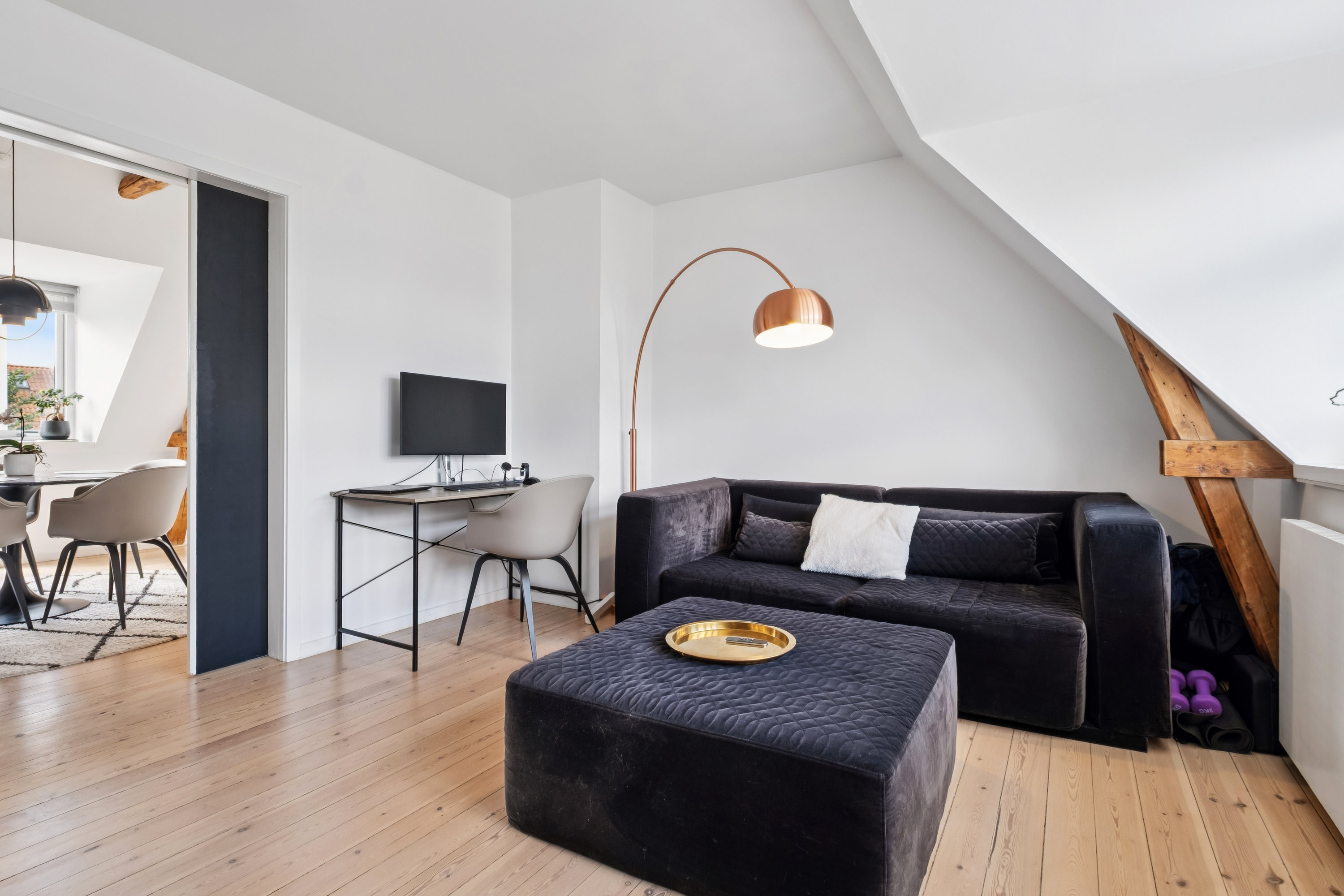 Fremhævet stue billede i fuldskærmstilstand. Billede af Østergade 40, 1., Midtbyen, 8700 Horsens