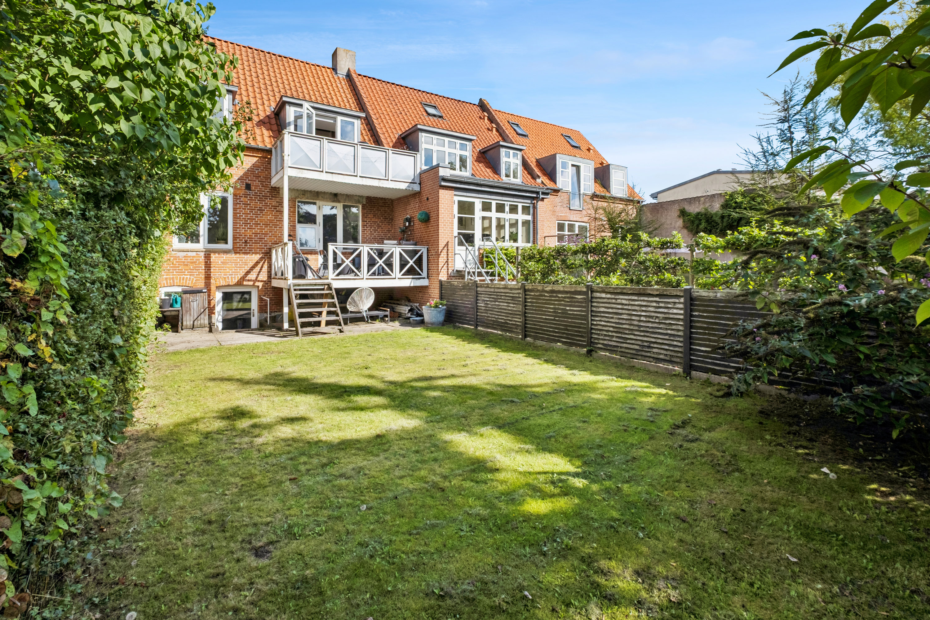 Fremhævet ejendommen fra haven billede i fuldskærmstilstand. Billede af Østergade 40, 1., Midtbyen, 8700 Horsens