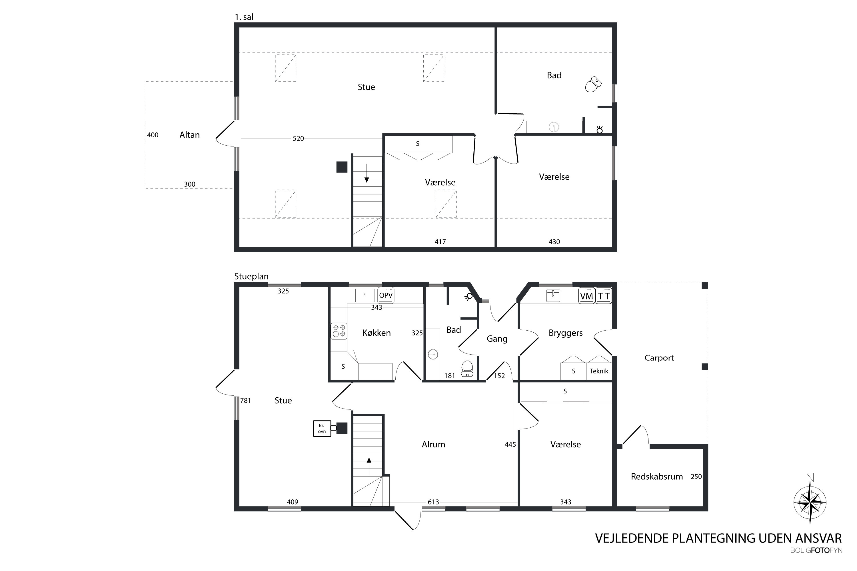 Plantegninger billede af Oslovej 45, 5400 Bogense