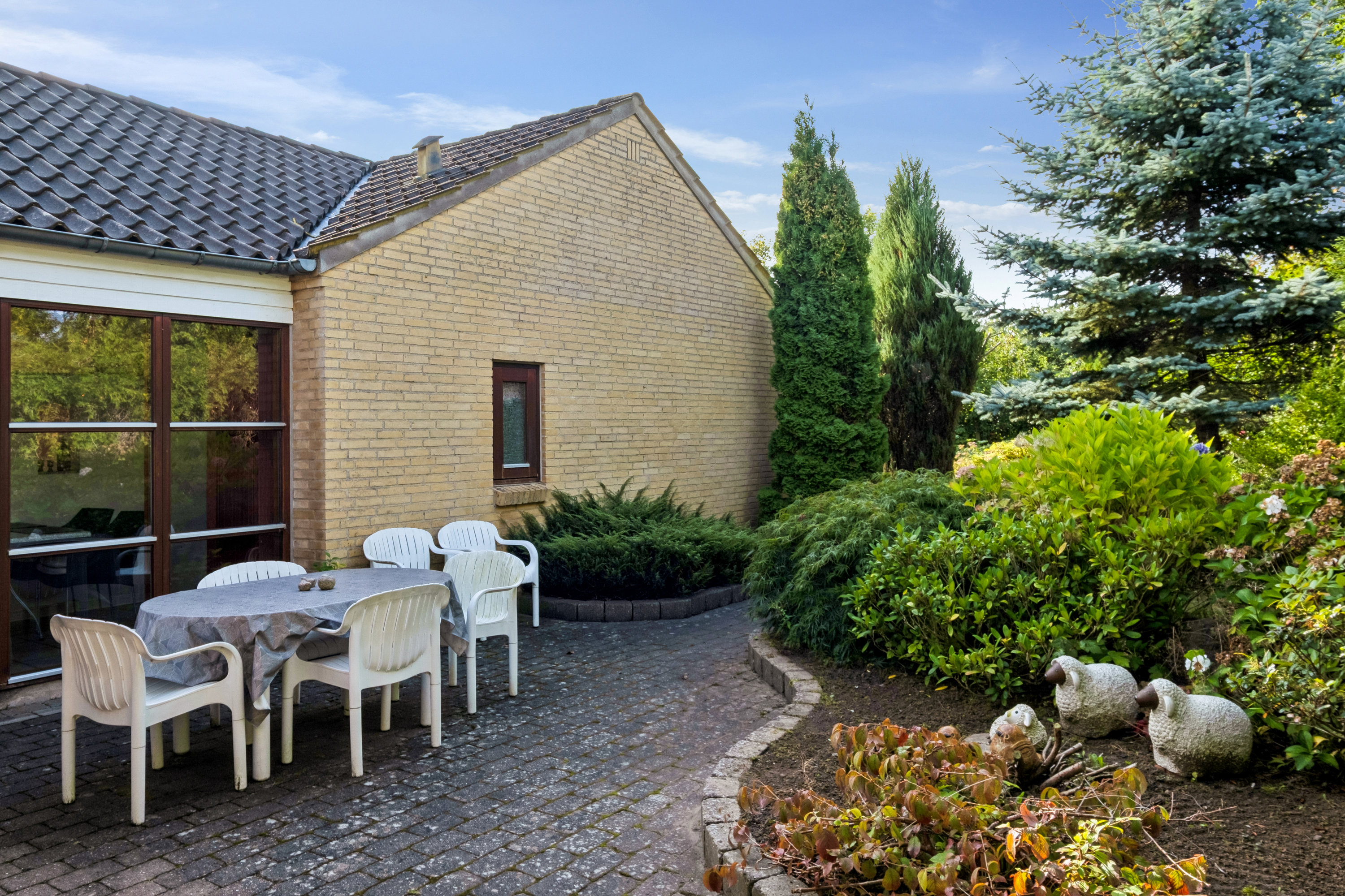 Fremhævet terrasse billede i fuldskærmstilstand. Billede af Nordrevej 4A, Tyrsted, 8700 Horsens