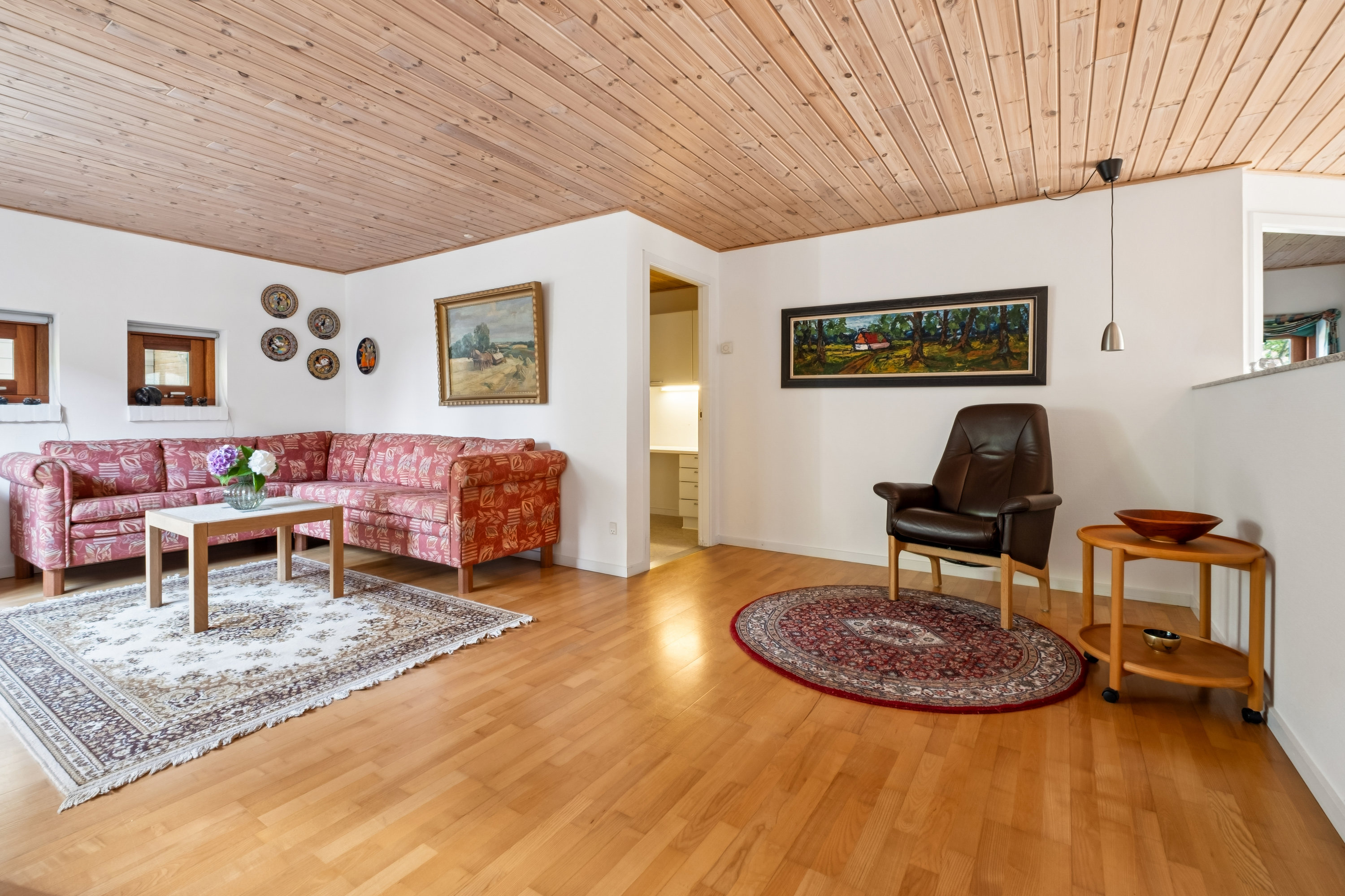 Fremhævet stue billede i fuldskærmstilstand. Billede af Nordrevej 4A, Tyrsted, 8700 Horsens