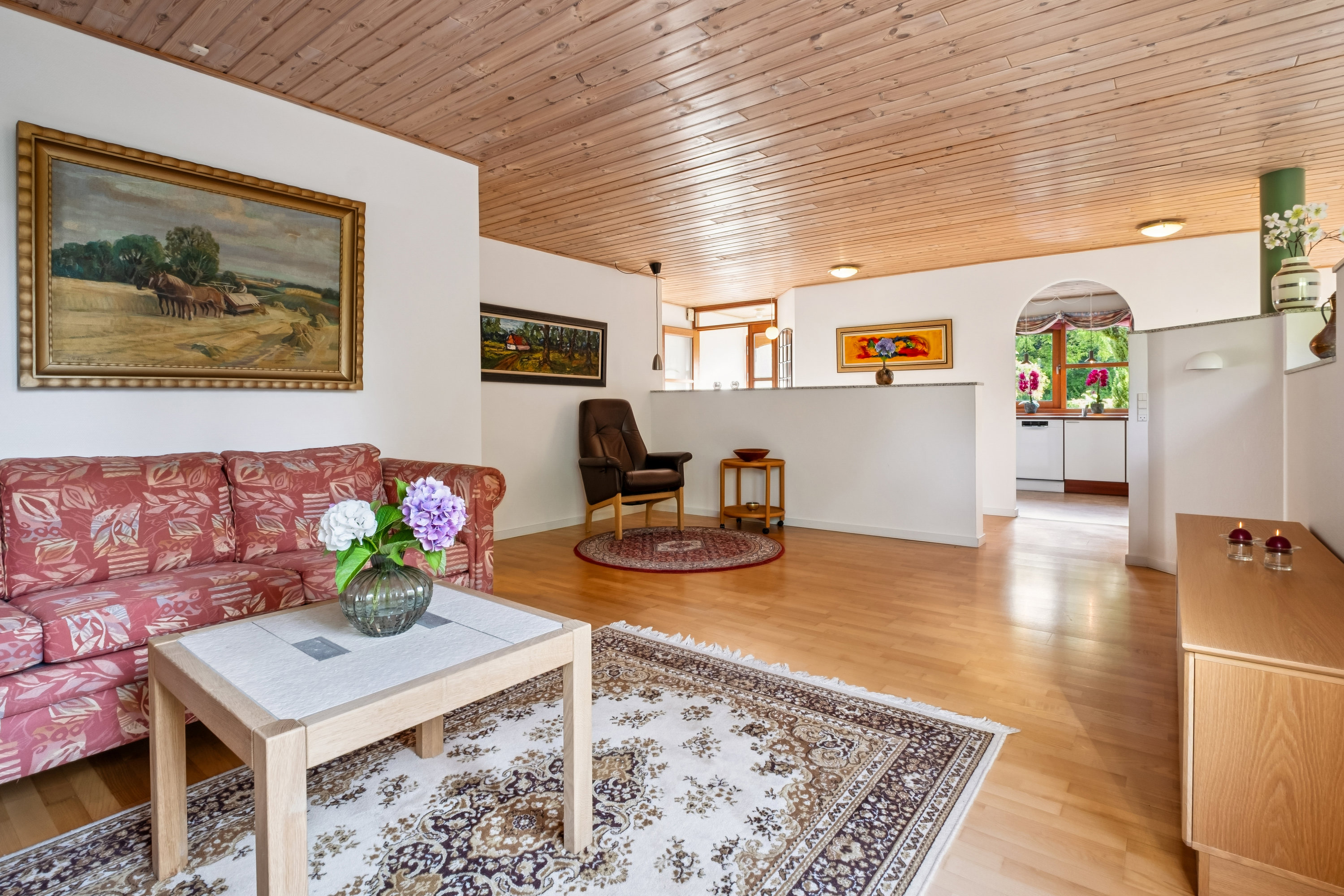 Fremhævet stue billede i fuldskærmstilstand. Billede af Nordrevej 4A, Tyrsted, 8700 Horsens