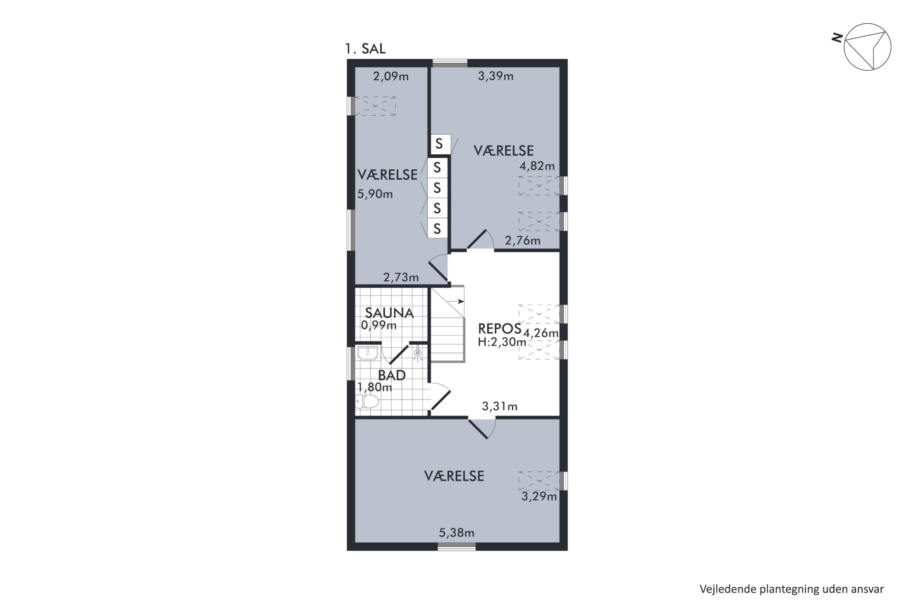 Plantegninger billede af Røntoftevej 4, Vrønding, 8700 Horsens