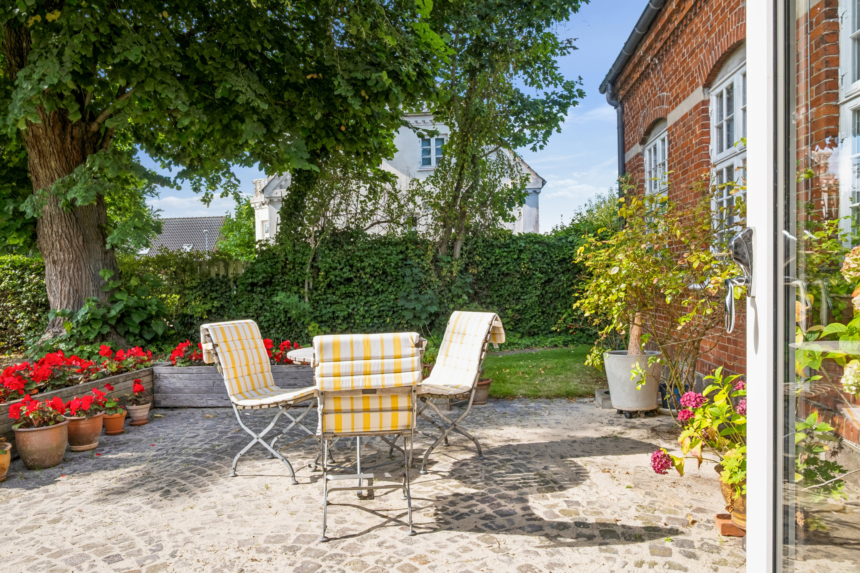 Fremhævet terrasse billede i fuldskærmstilstand. Billede af Røntoftevej 4, Vrønding, 8700 Horsens