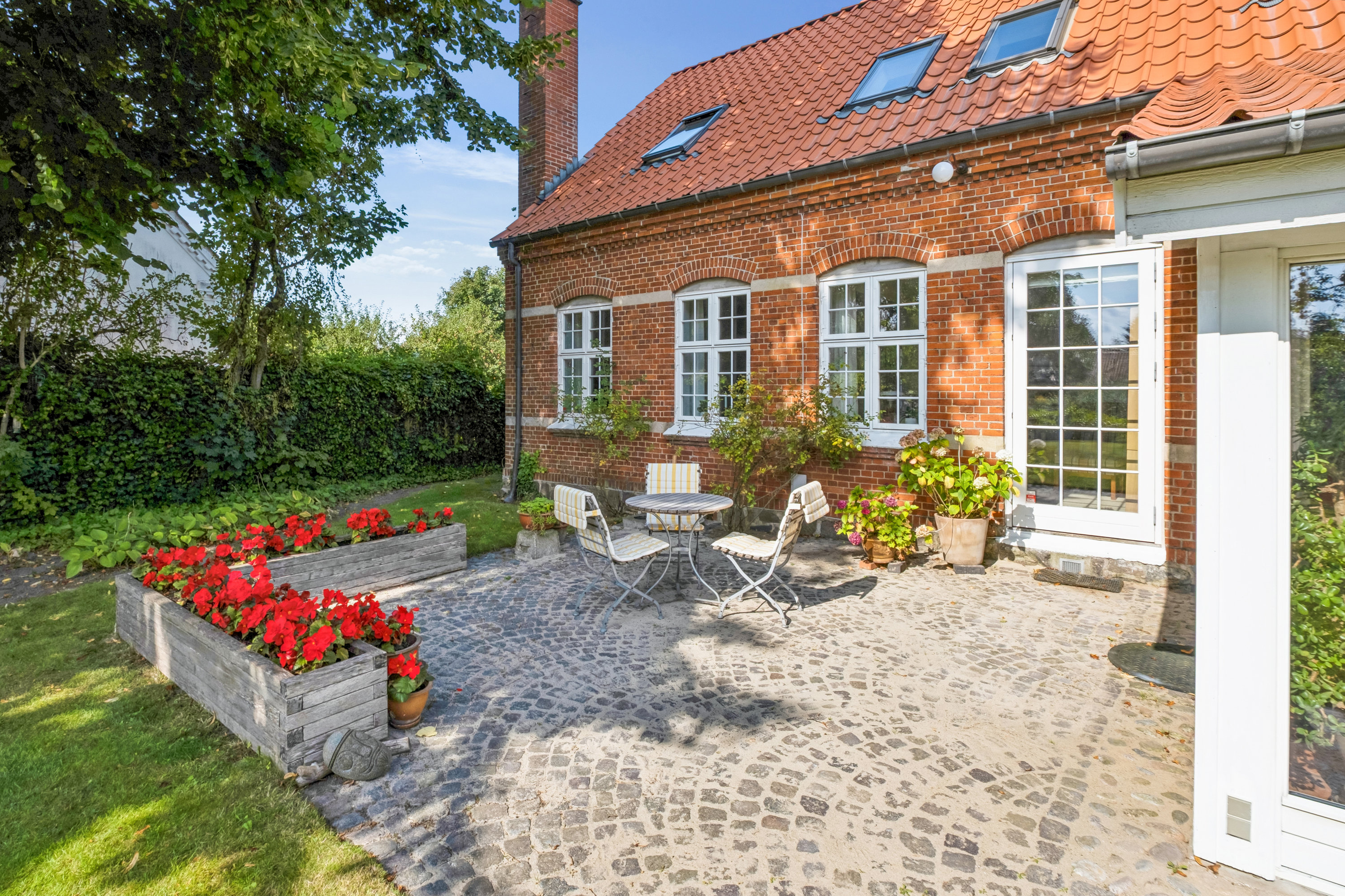 Fremhævet terrasse billede i fuldskærmstilstand. Billede af Røntoftevej 4, Vrønding, 8700 Horsens