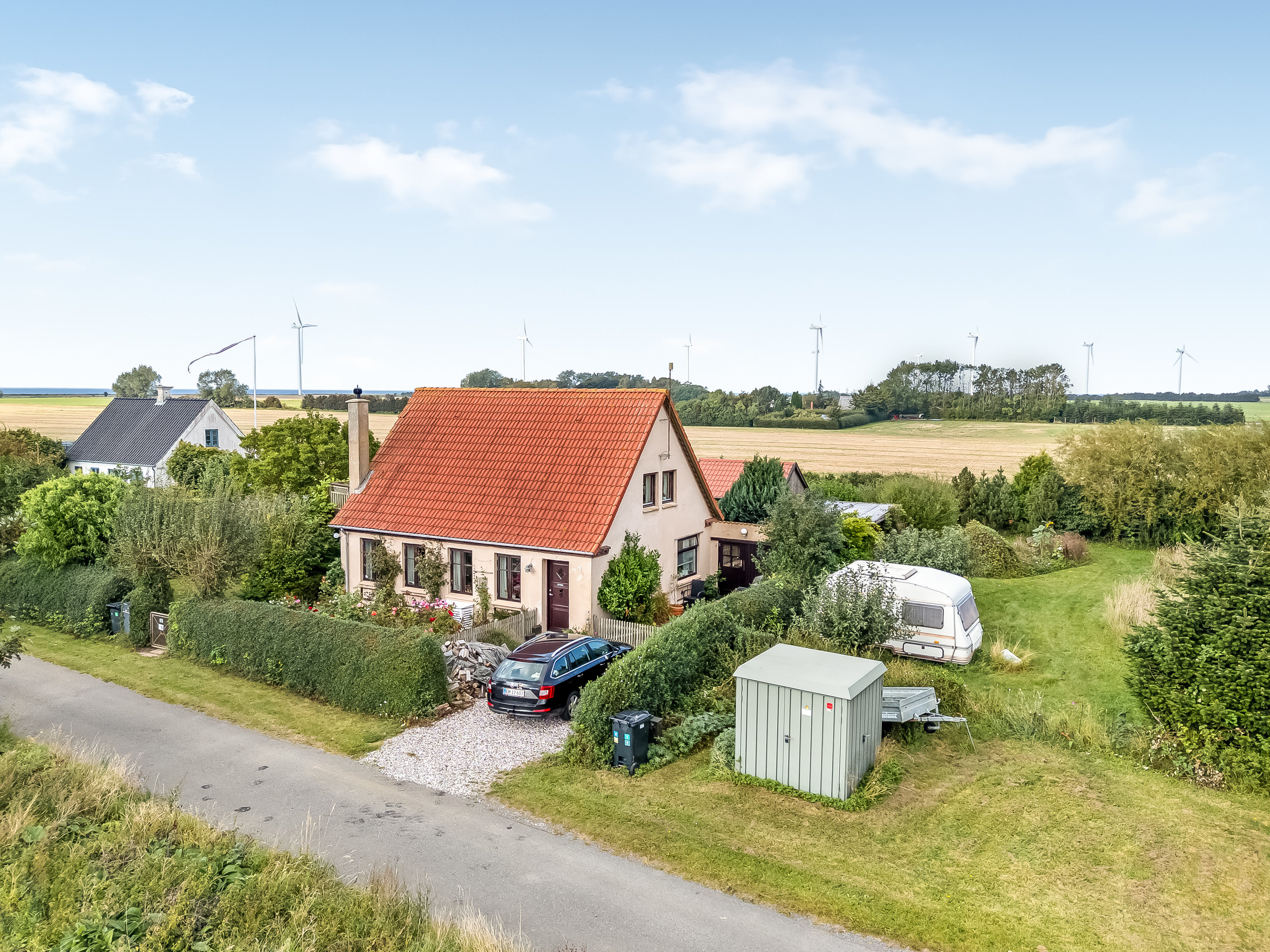 Villa: Mastefoto på Vensholmvej 20, Købelev, 4900 Nakskov