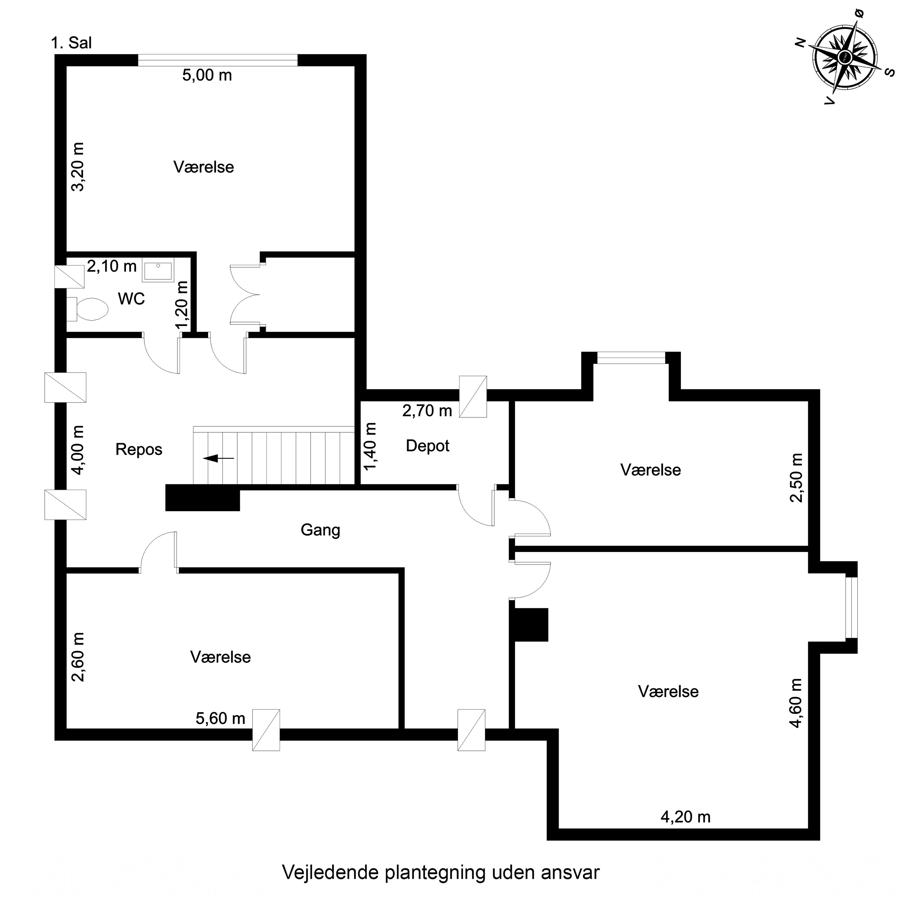 Plantegninger billede af Svendborgvej 16, 5772 Kværndrup