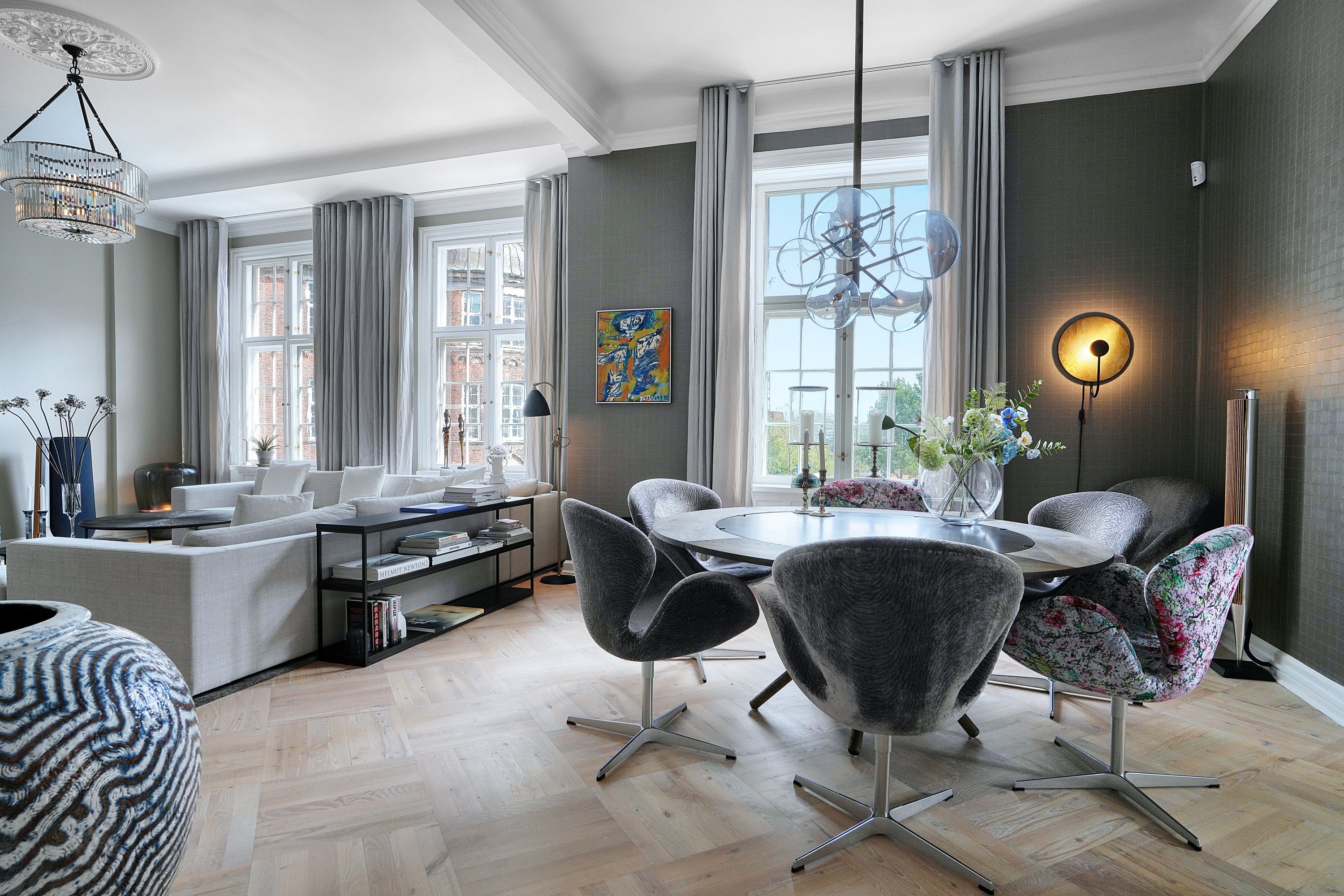 Fremhævet spisestue billede i fuldskærmstilstand. Billede af Trondhjemsgade 15, 2., 2100 København Ø