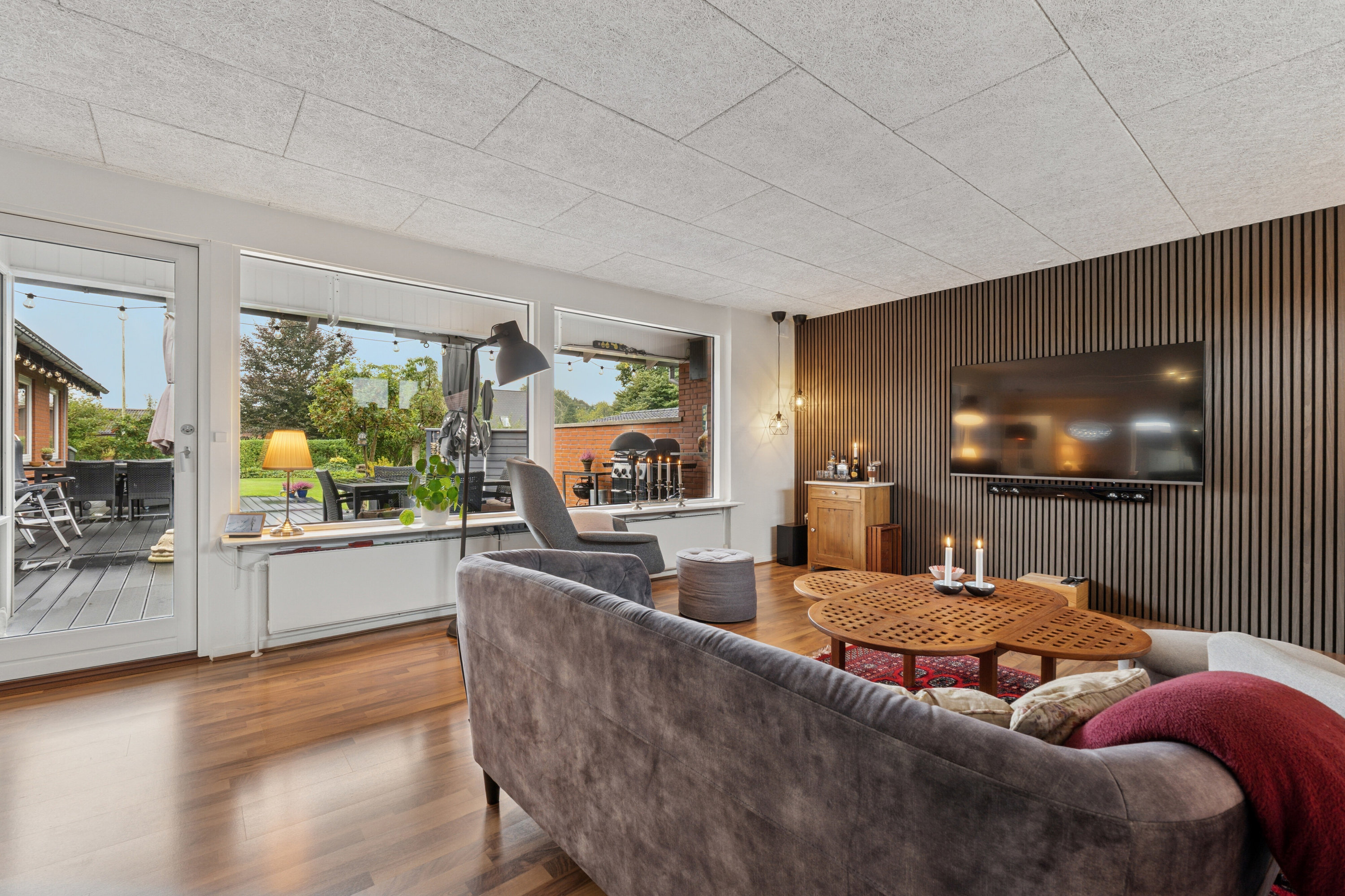 Fremhævet stue billede i fuldskærmstilstand. Billede af Trannisvej 14, 6040 Egtved