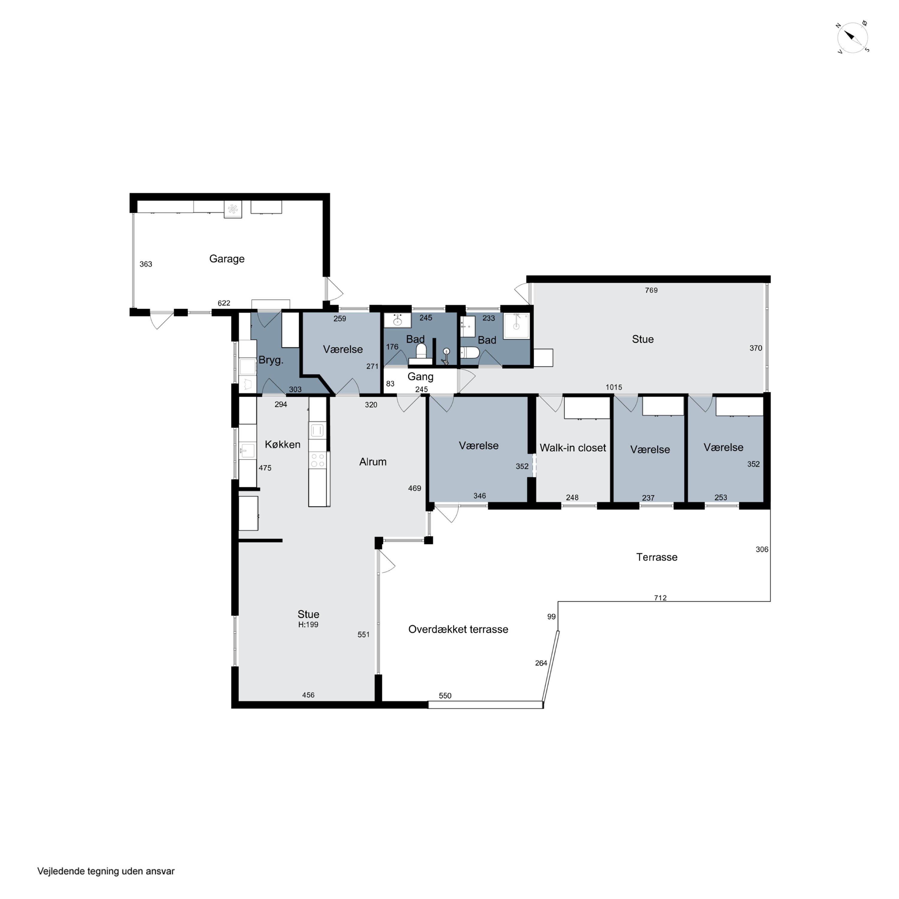 Plantegninger billede af Trannisvej 14, 6040 Egtved