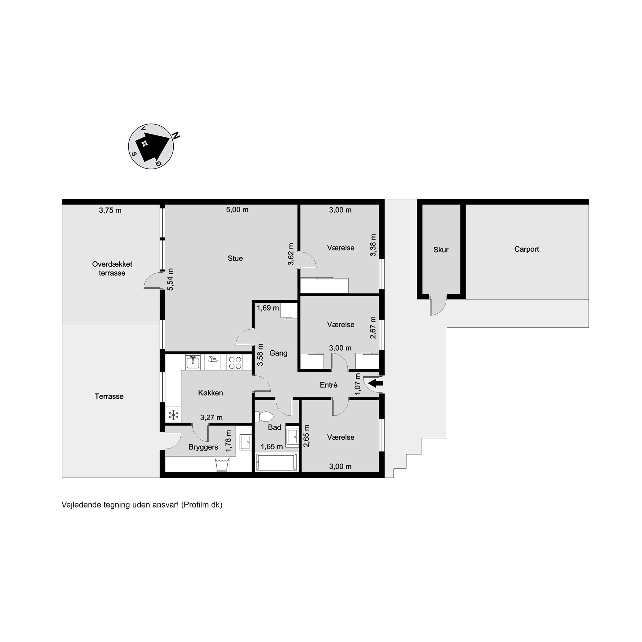 Plantegninger billede af Stævnebogårdsvej 51, Erritsø, 7000 Fredericia