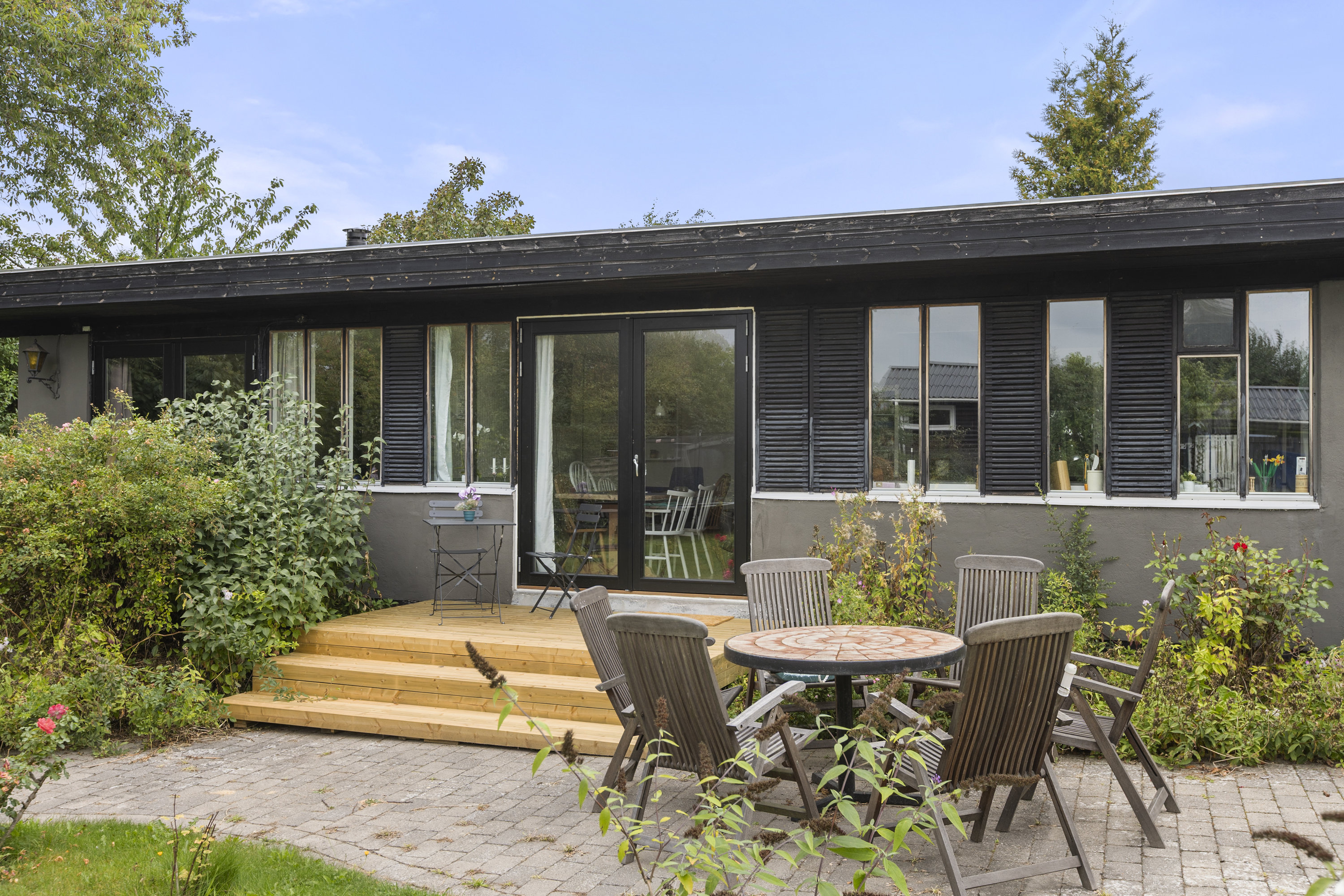 Fremhævet terrasse billede i fuldskærmstilstand. Billede af Mejsevænget 15, Kyndeløse, 4070 Kirke Hyllinge