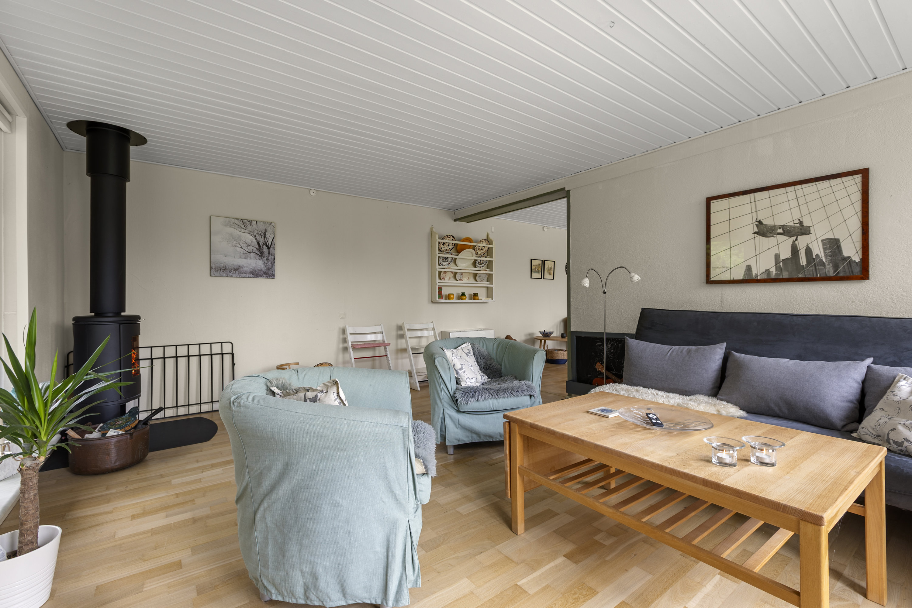 Fremhævet stue billede i fuldskærmstilstand. Billede af Mejsevænget 15, Kyndeløse, 4070 Kirke Hyllinge