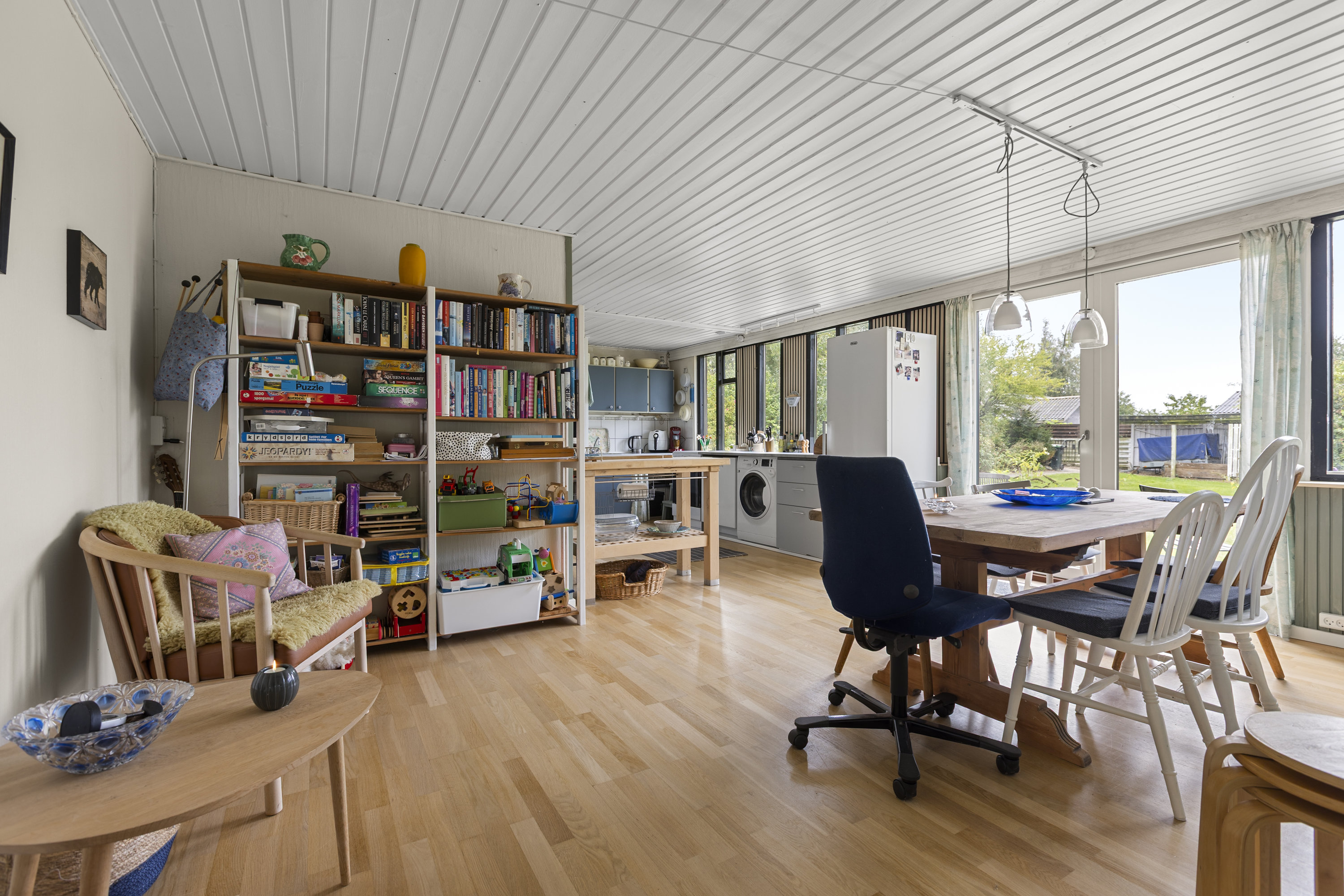 Fremhævet stue billede i fuldskærmstilstand. Billede af Mejsevænget 15, Kyndeløse, 4070 Kirke Hyllinge