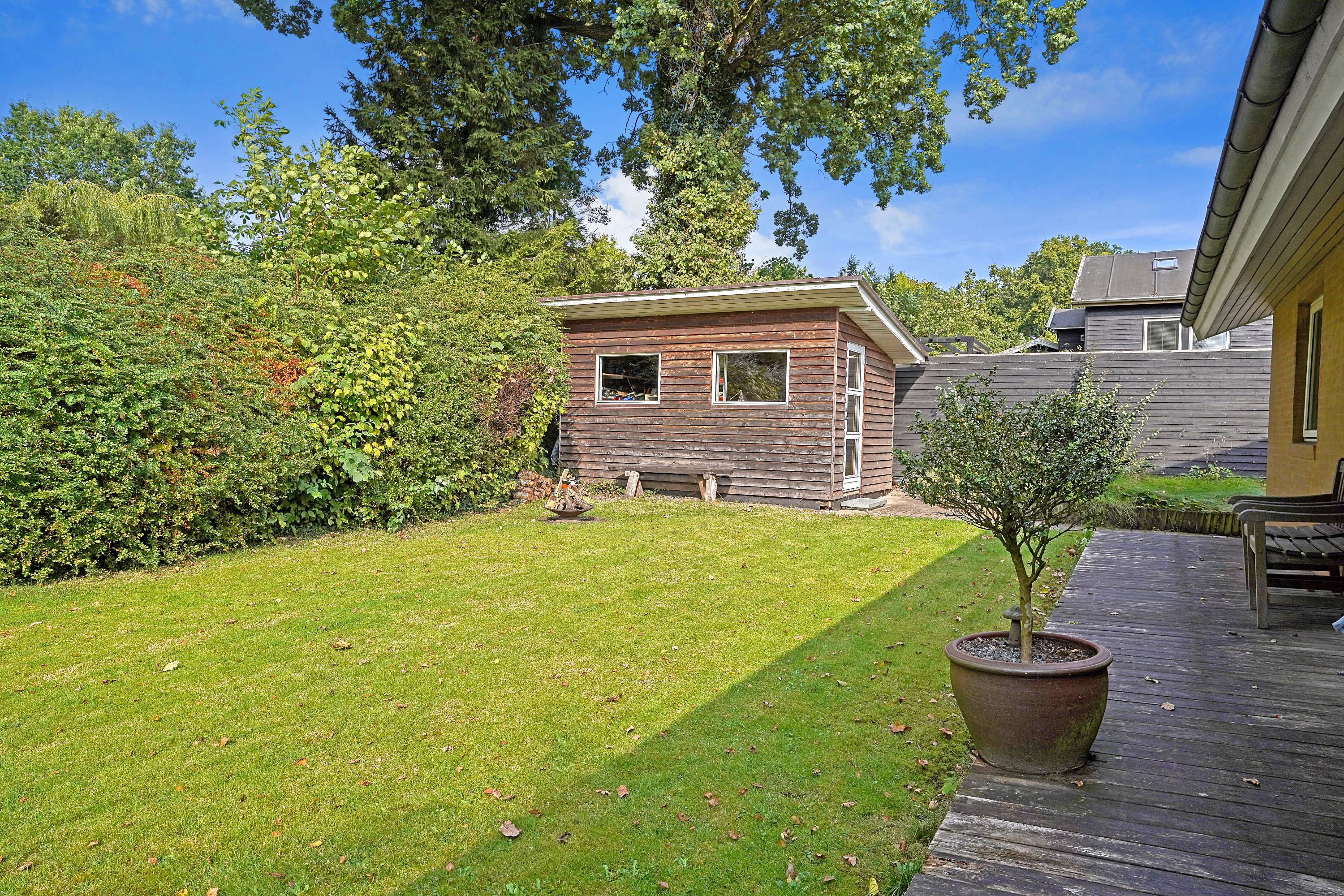 Fremhævet have billede i fuldskærmstilstand. Billede af Bag Vænget 23, 3400 Hillerød