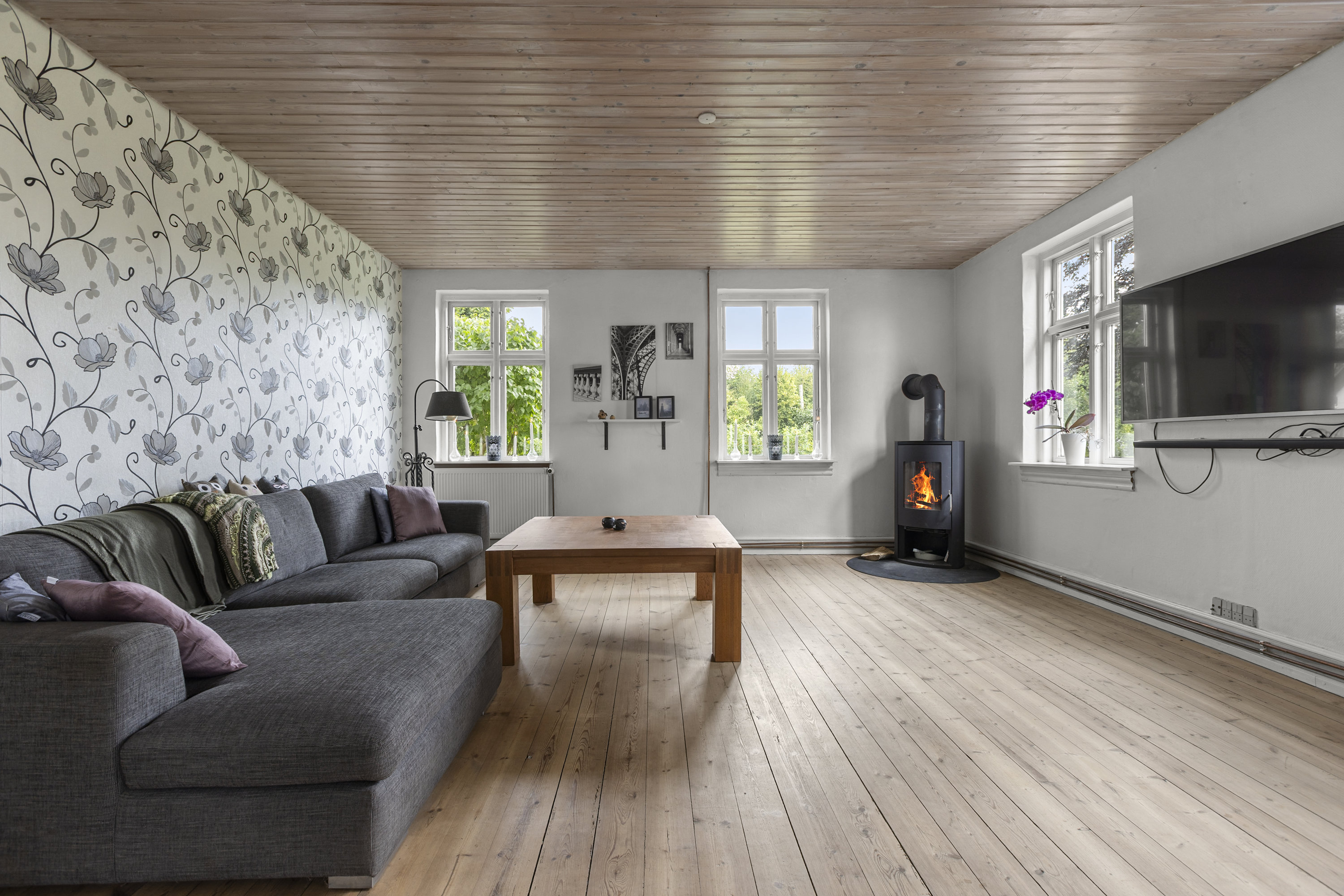 Fremhævet stue billede i fuldskærmstilstand. Billede af Vrangstrupvej 88, Vrangstrup, 4171 Glumsø