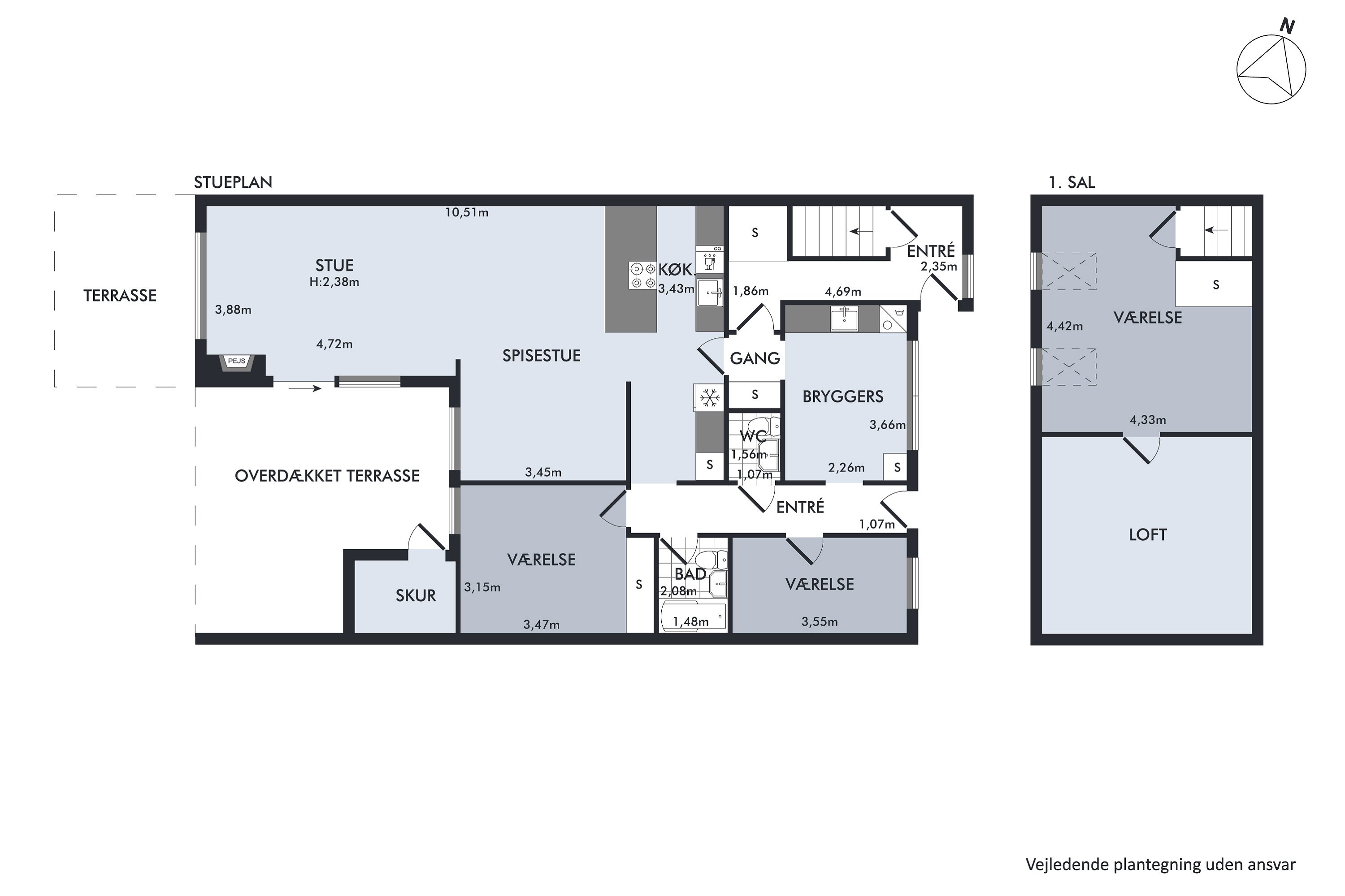 Plantegninger billede af Fuglebakken 172, Snestrup, 5210 Odense NV