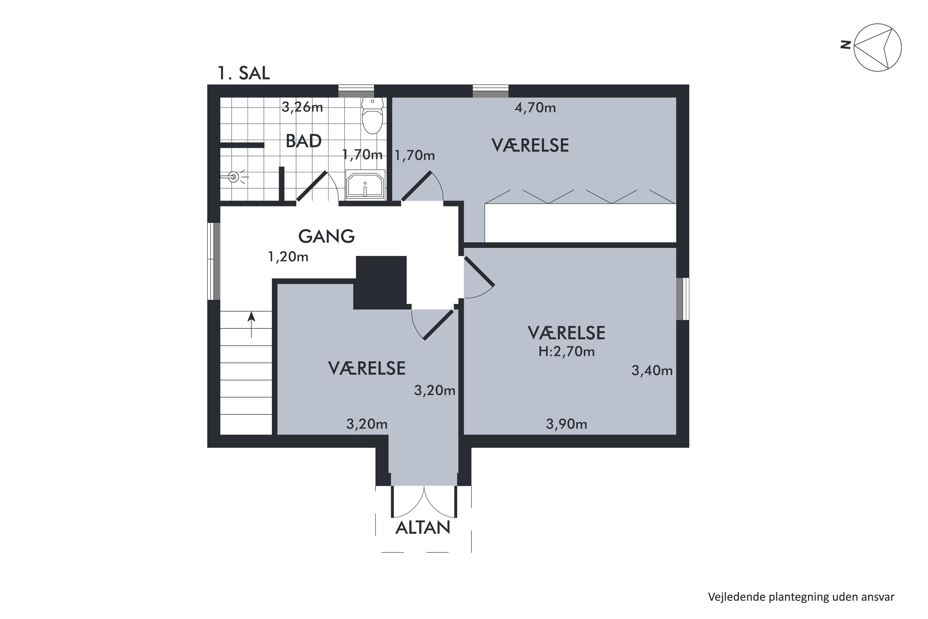 Plantegninger billede af Kokvadvejen 4, Byrum By, 9940 Læsø