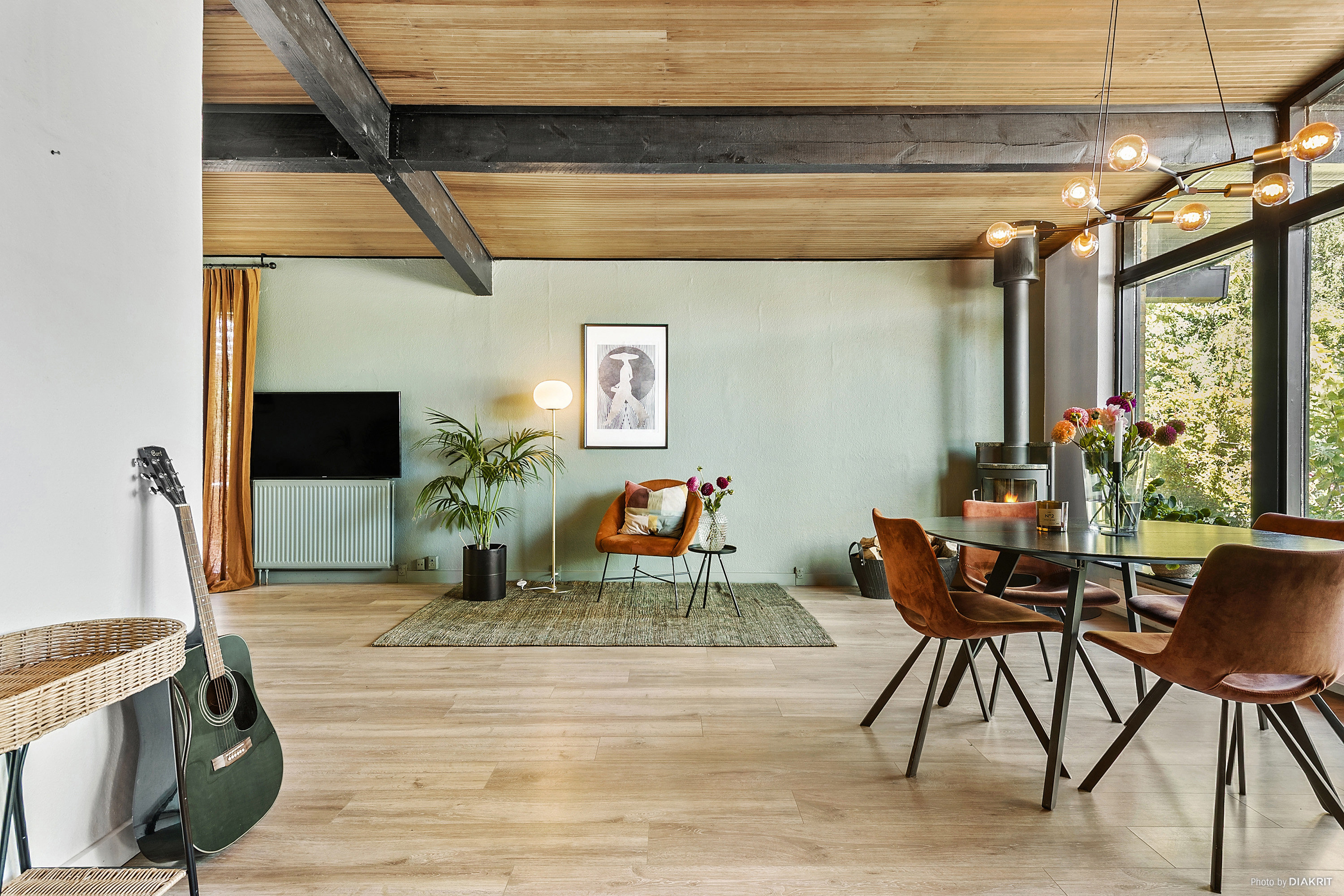 Fremhævet spisestue billede i fuldskærmstilstand. Billede af Ølsemagle Kirkevej 75, 4600 Køge