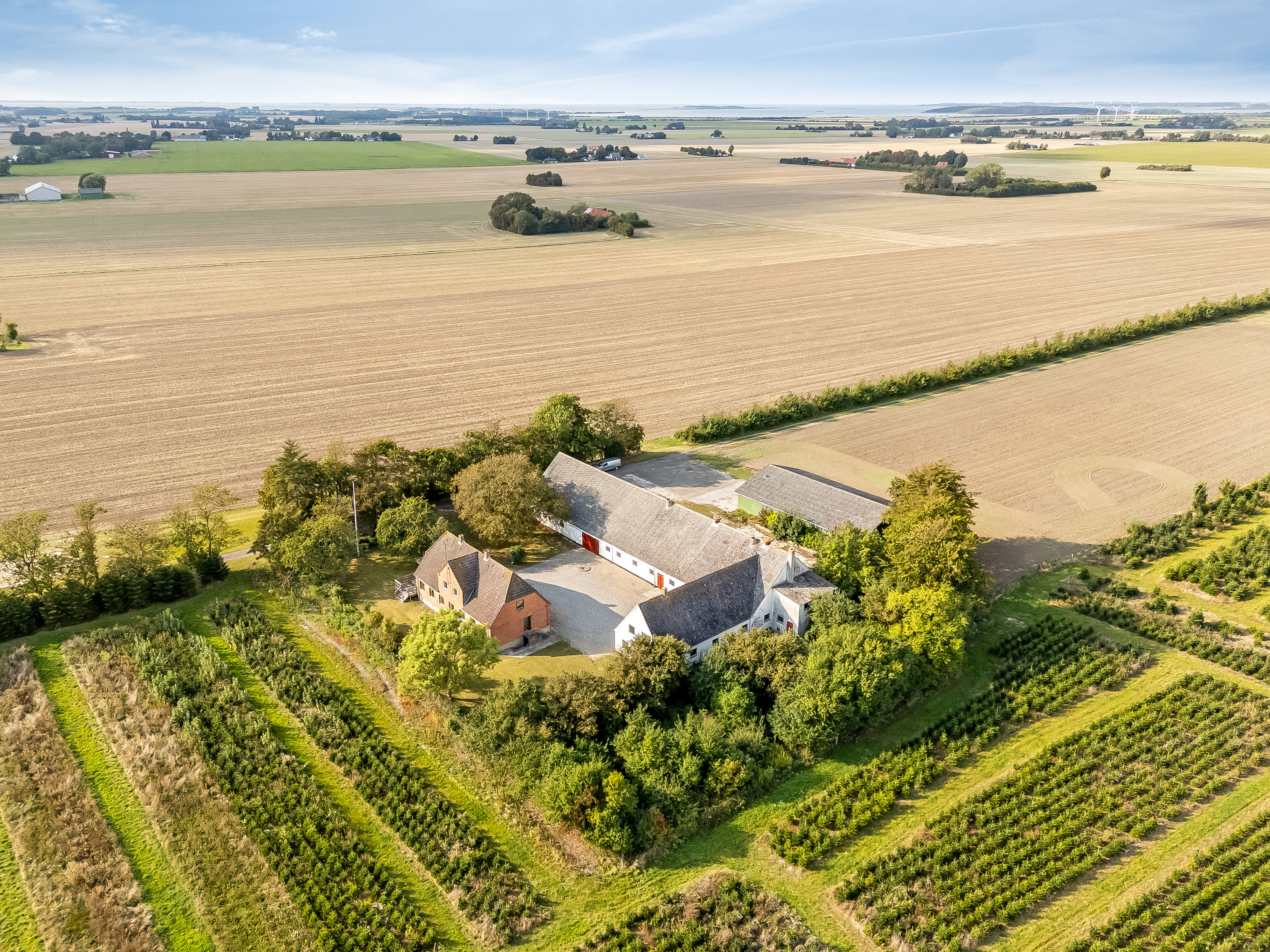 Fremhævet luftfoto billede i fuldskærmstilstand. Billede af Rudbjergvej 40, Munkeby, 4900 Nakskov