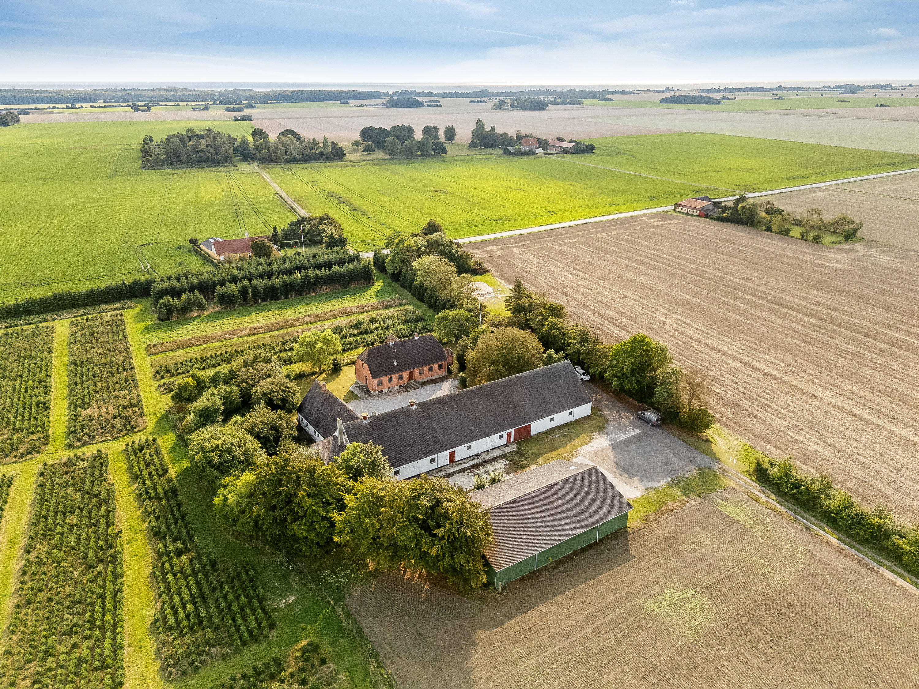 Fremhævet luftfoto billede i fuldskærmstilstand. Billede af Rudbjergvej 40, Munkeby, 4900 Nakskov