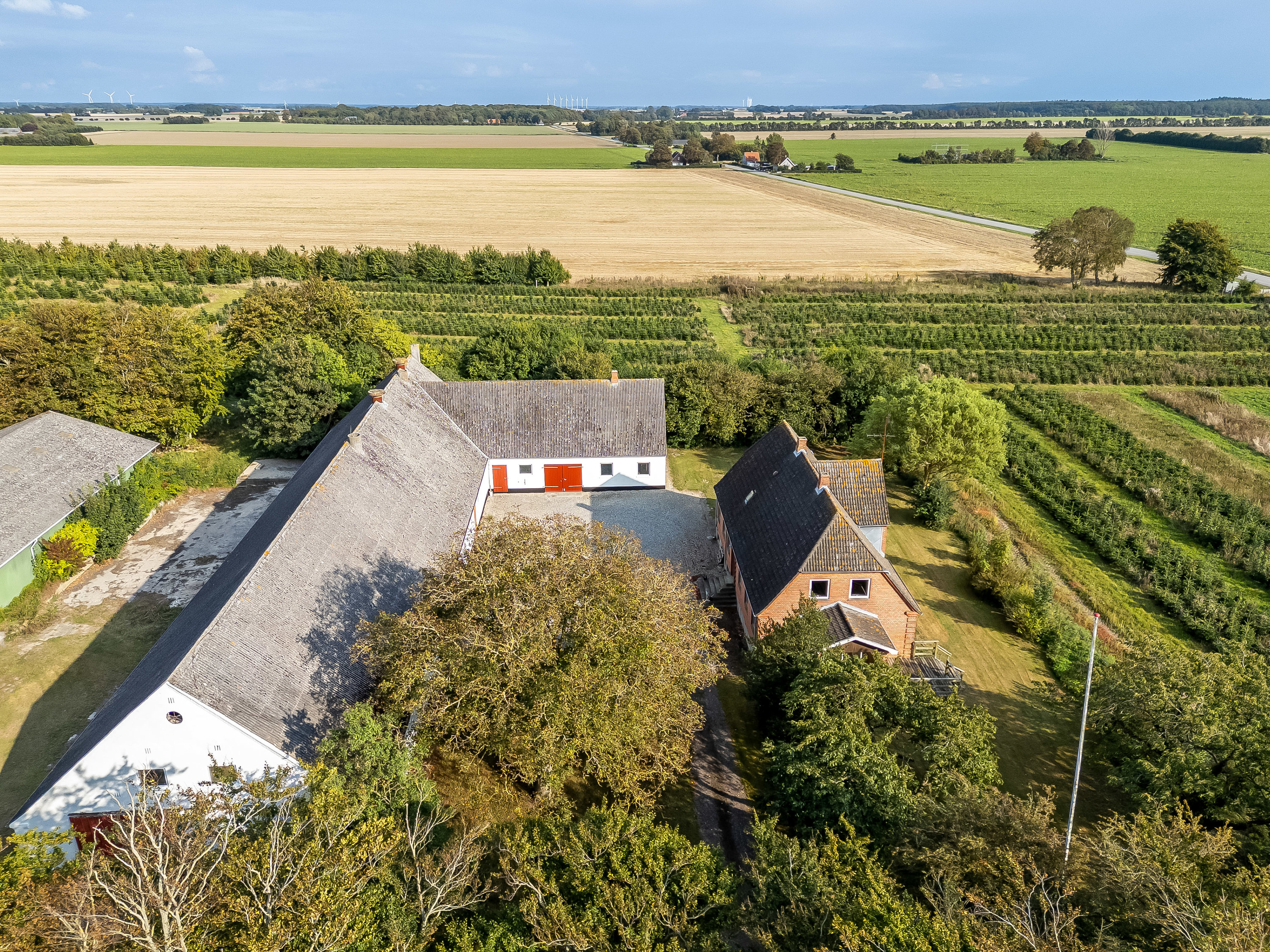 Fremhævet luftfoto billede i fuldskærmstilstand. Billede af Rudbjergvej 40, Munkeby, 4900 Nakskov