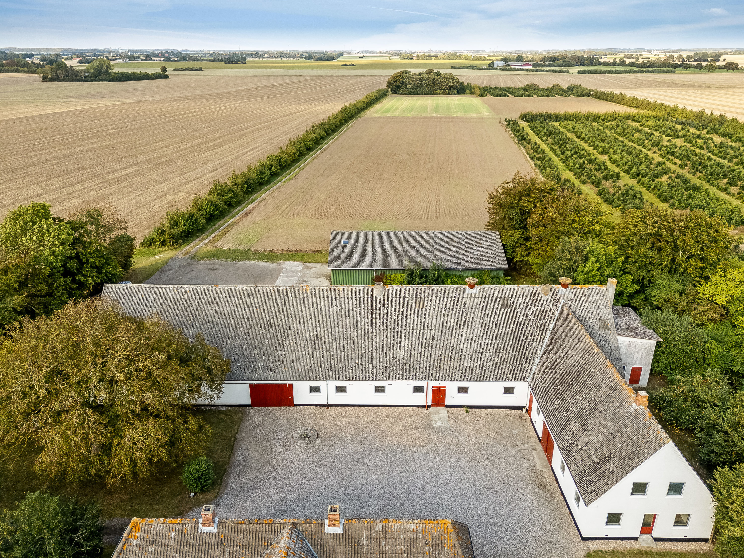 Fremhævet luftfoto billede i fuldskærmstilstand. Billede af Rudbjergvej 40, Munkeby, 4900 Nakskov
