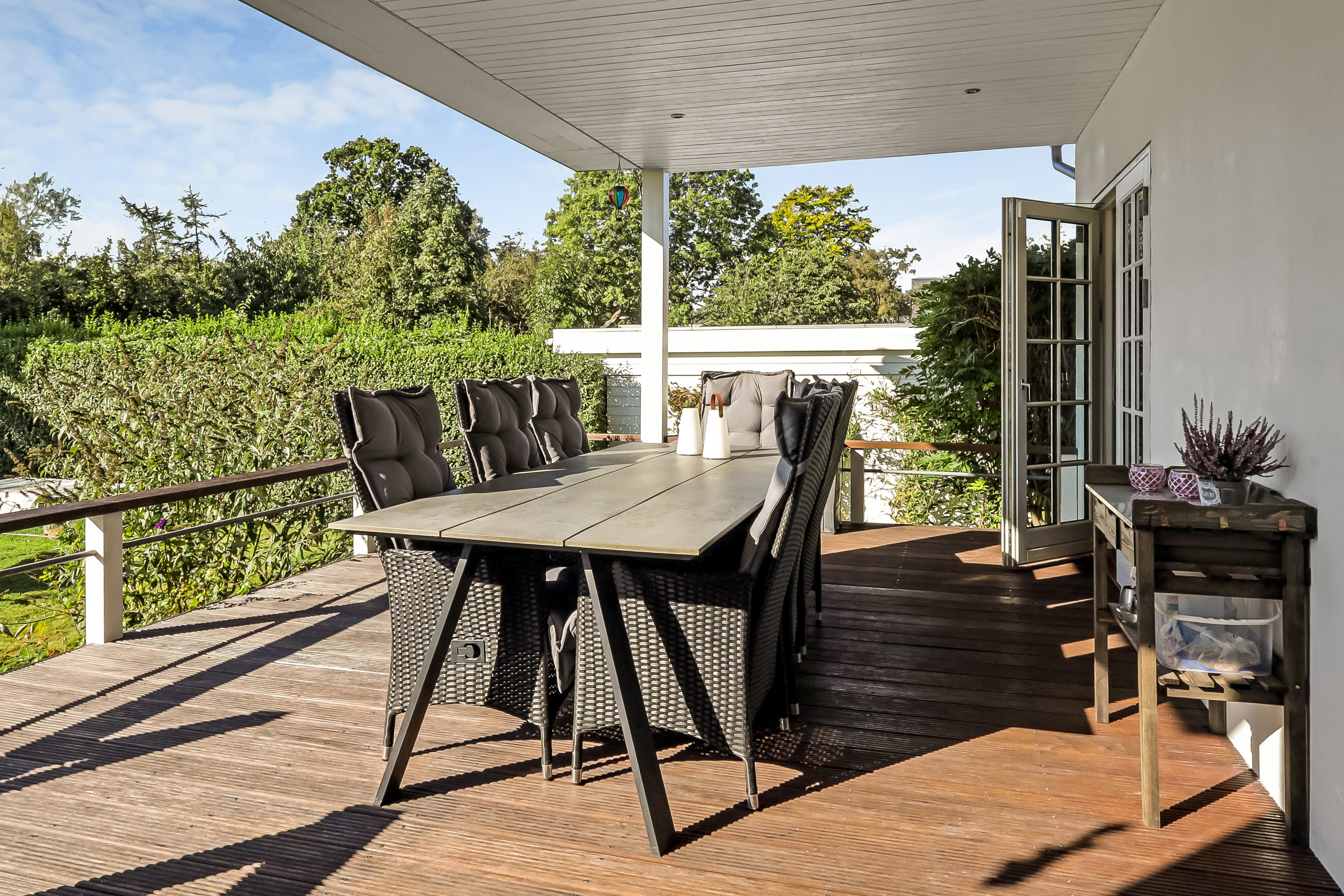 Fremhævet terrasse billede i fuldskærmstilstand. Billede af Åbyvejen 6, 5881 Skårup Fyn