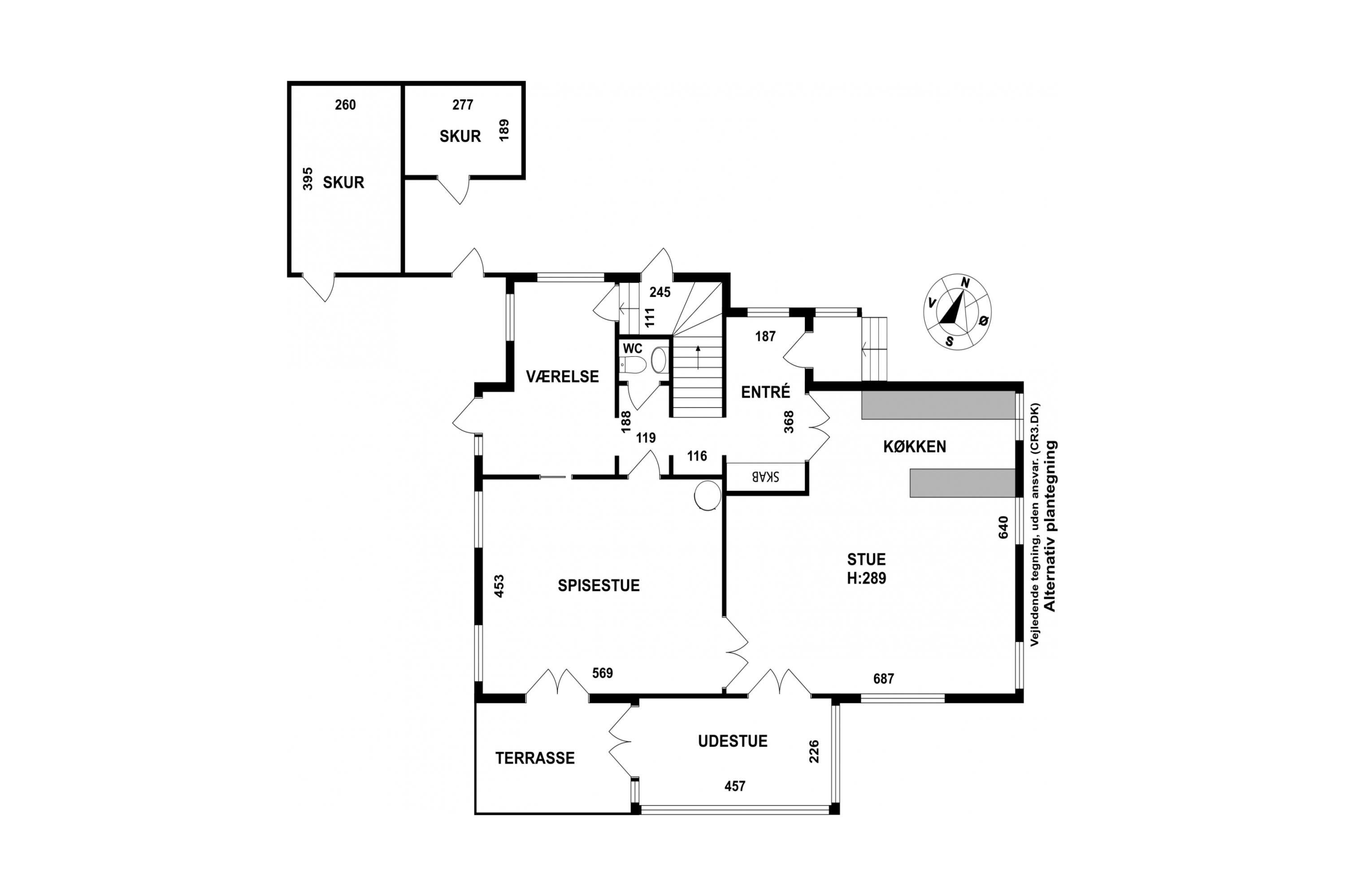 Plantegninger billede af Marienlyst Alle 15B, 3000 Helsingør
