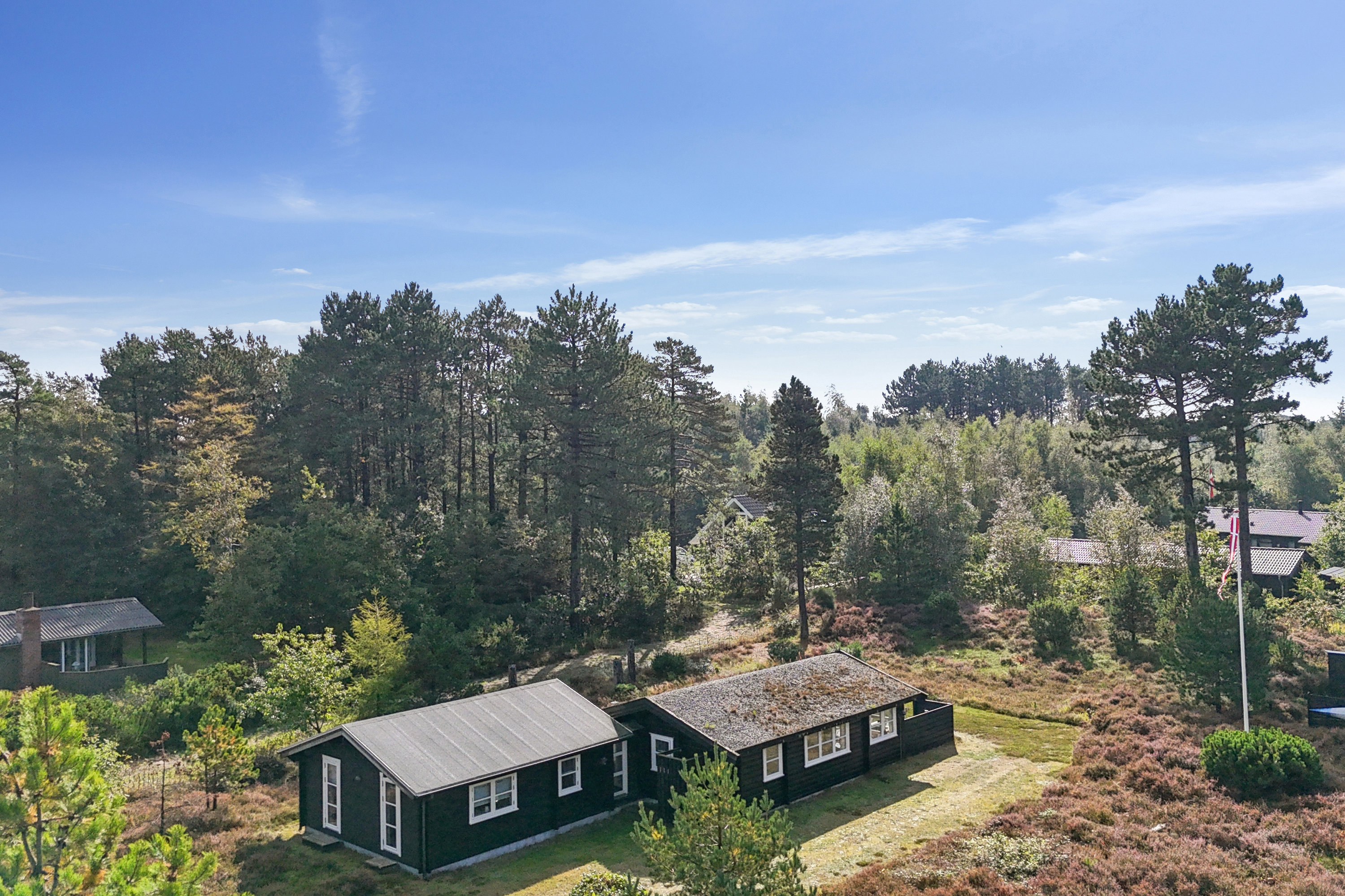 Fremhævet luftfoto billede i fuldskærmstilstand. Billede af Hvidkløvervej 6, Vesterø, 9940 Læsø