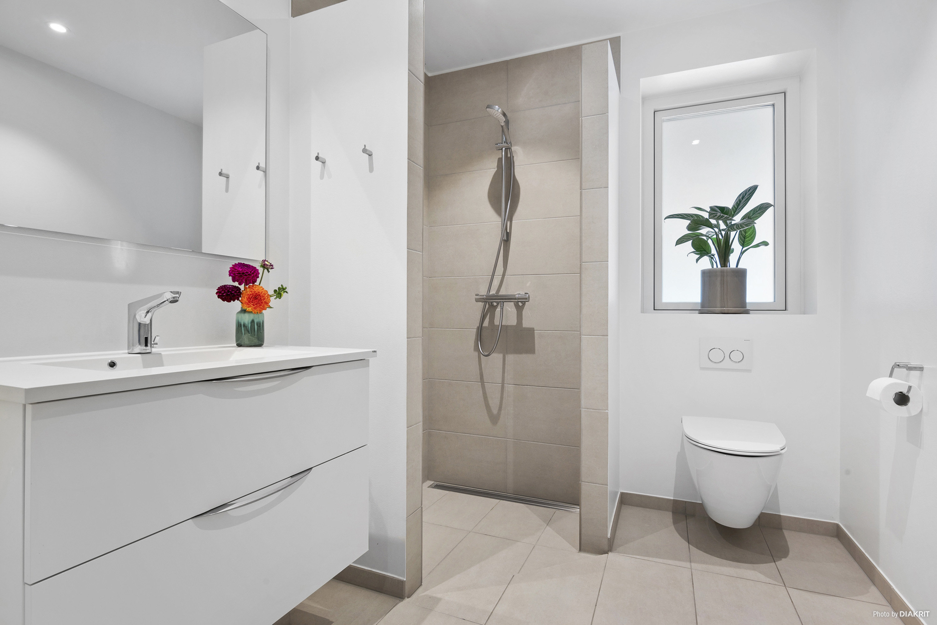 Fremhævet badeværelse billede i fuldskærmstilstand. Billede af Bredager Mark 5, 4600 Køge