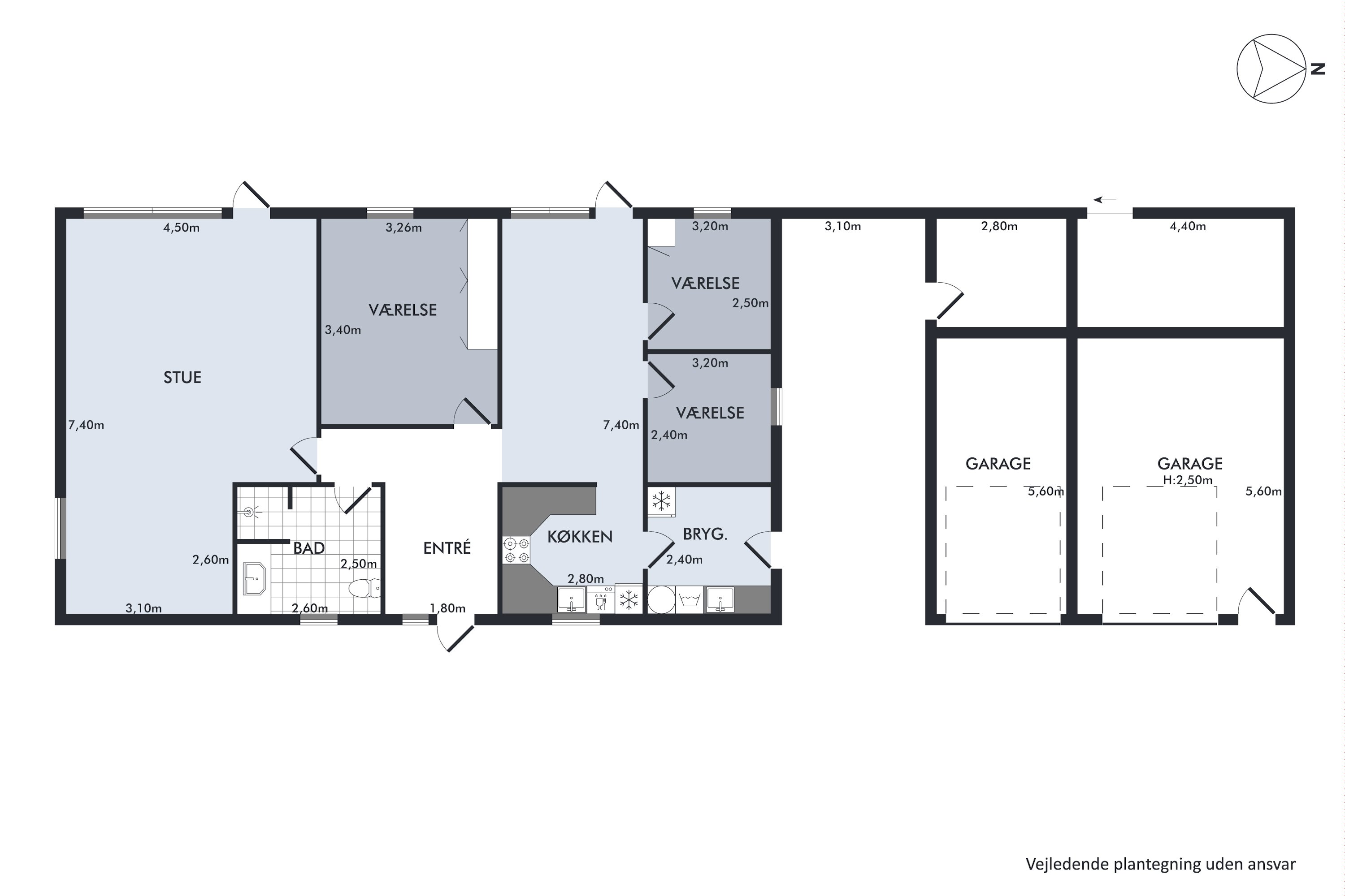 Plantegninger billede af Askevej 9, Vesterø Havn, 9940 Læsø