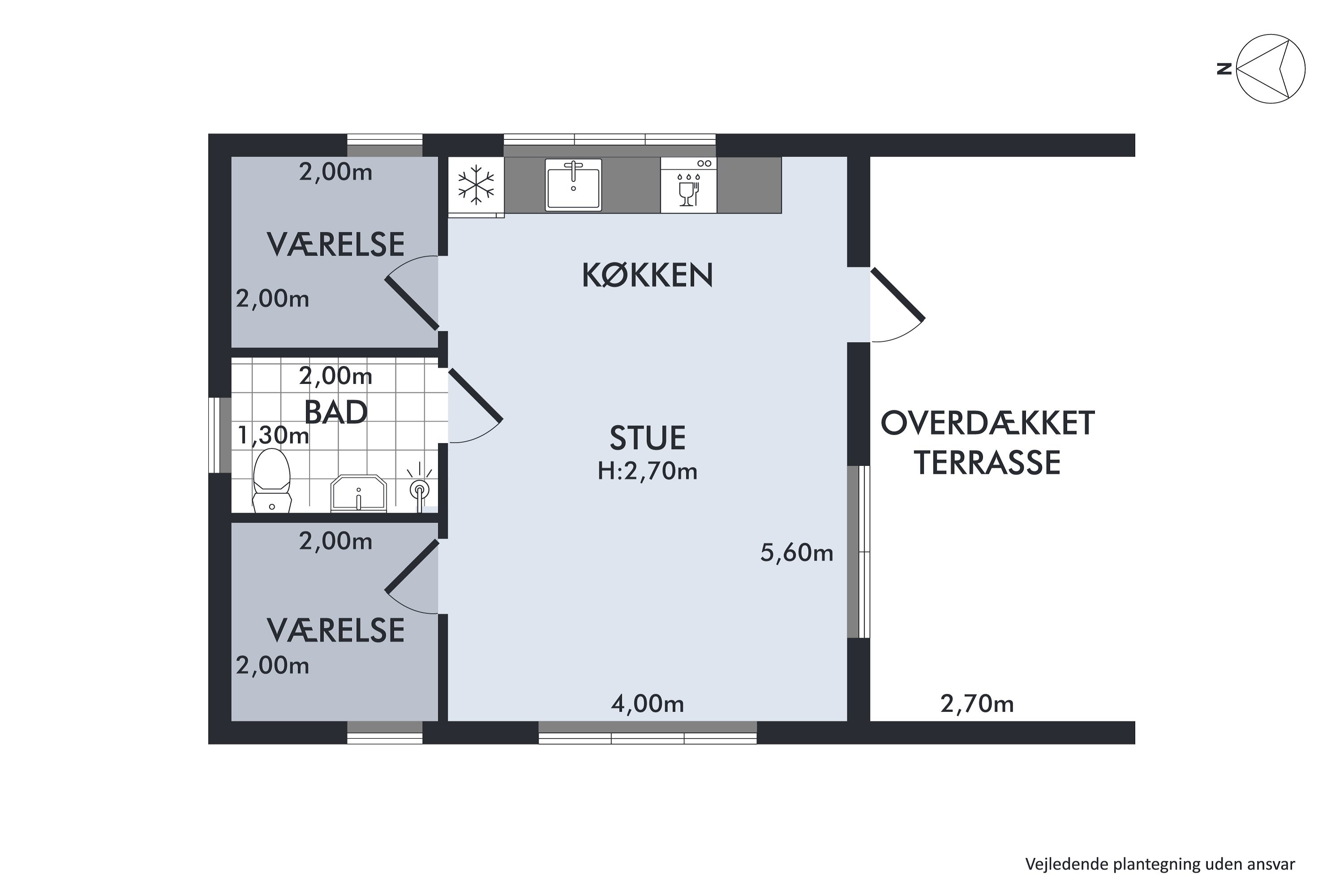 Plantegninger billede af Skovduevej 4, Østerby, 9940 Læsø