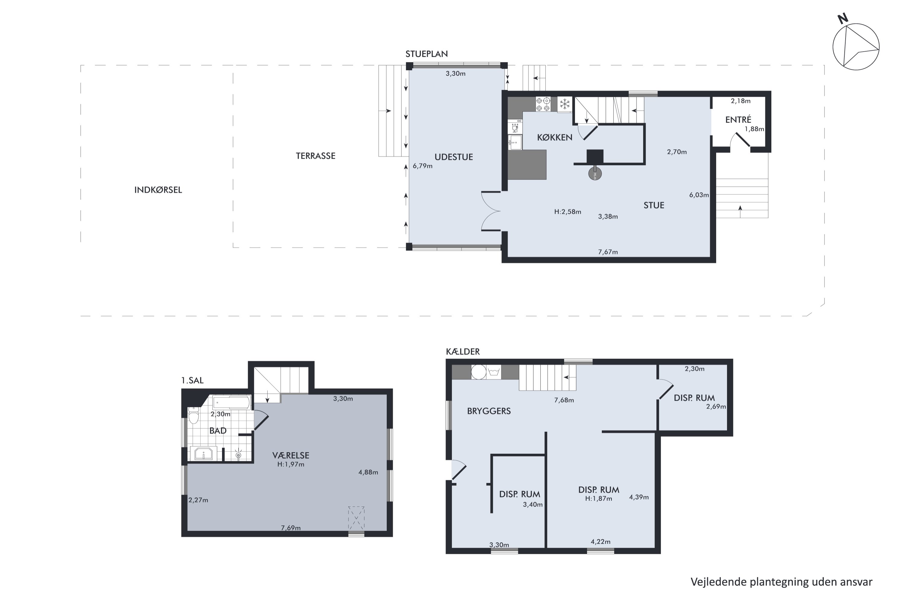 Plantegninger billede af Vejlevej 30, Thorsvang, 8700 Horsens