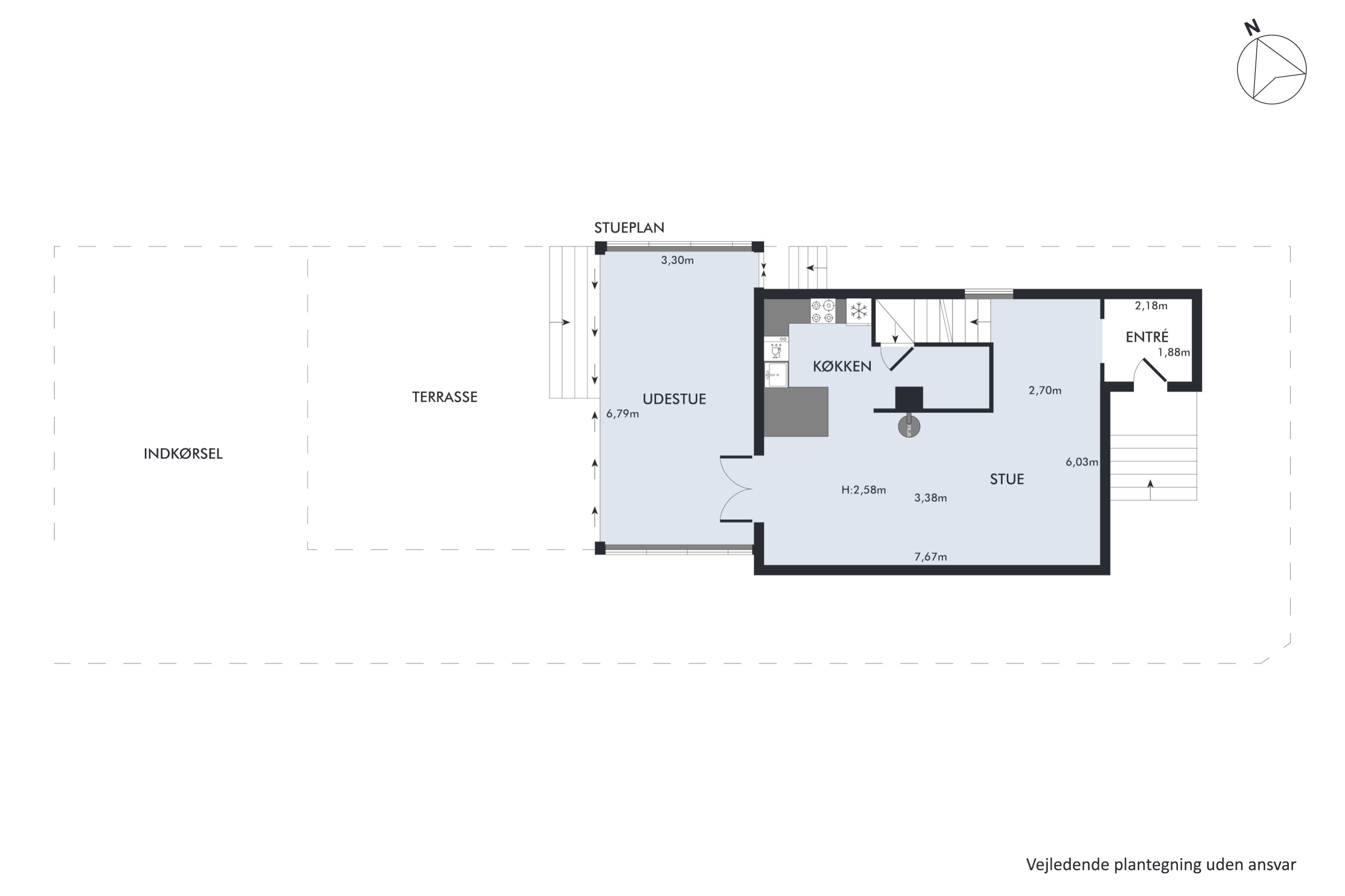 Plantegninger billede af Vejlevej 30, Thorsvang, 8700 Horsens