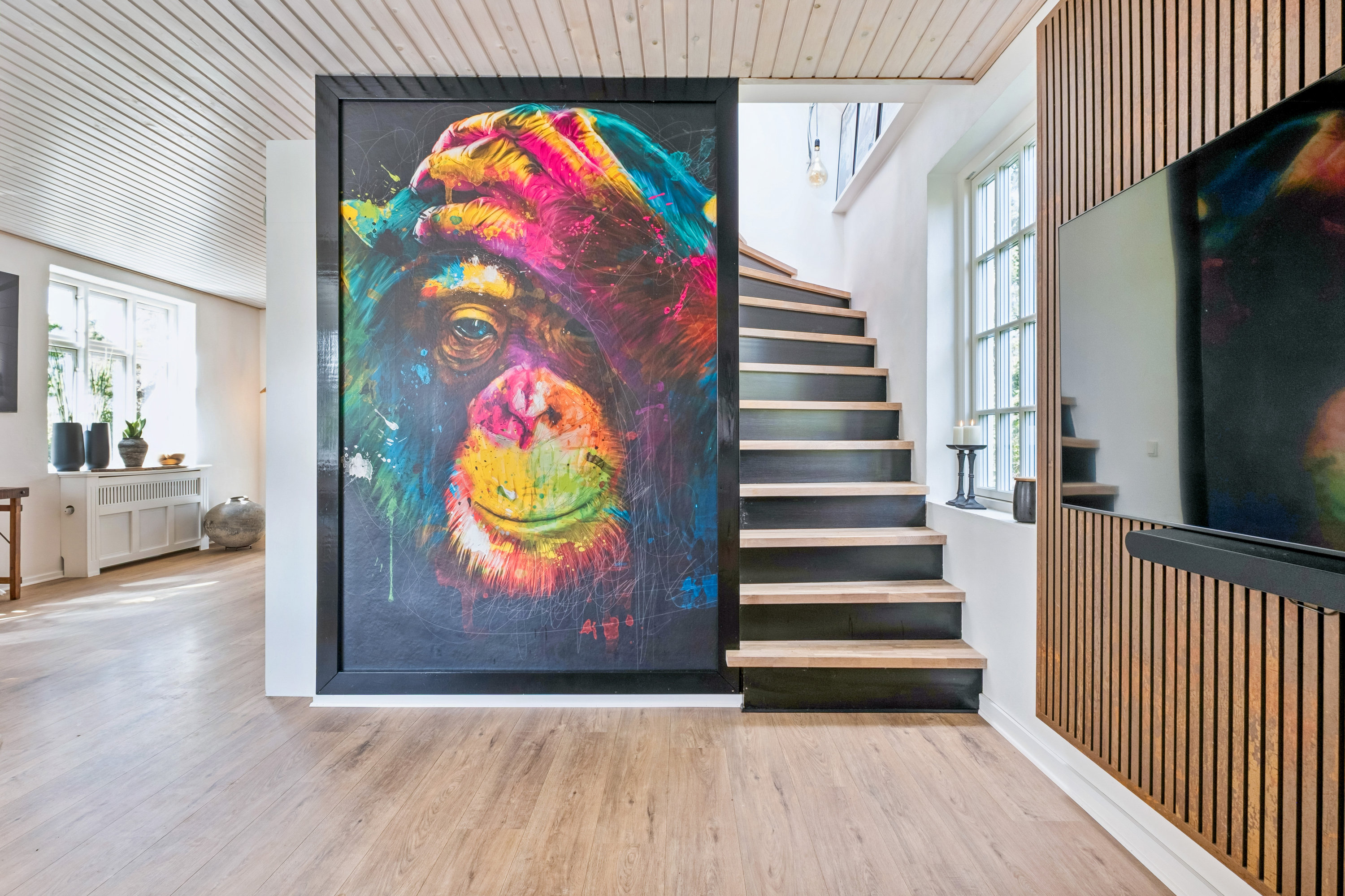 Fremhævet stue billede i fuldskærmstilstand. Billede af Vejlevej 30, Thorsvang, 8700 Horsens