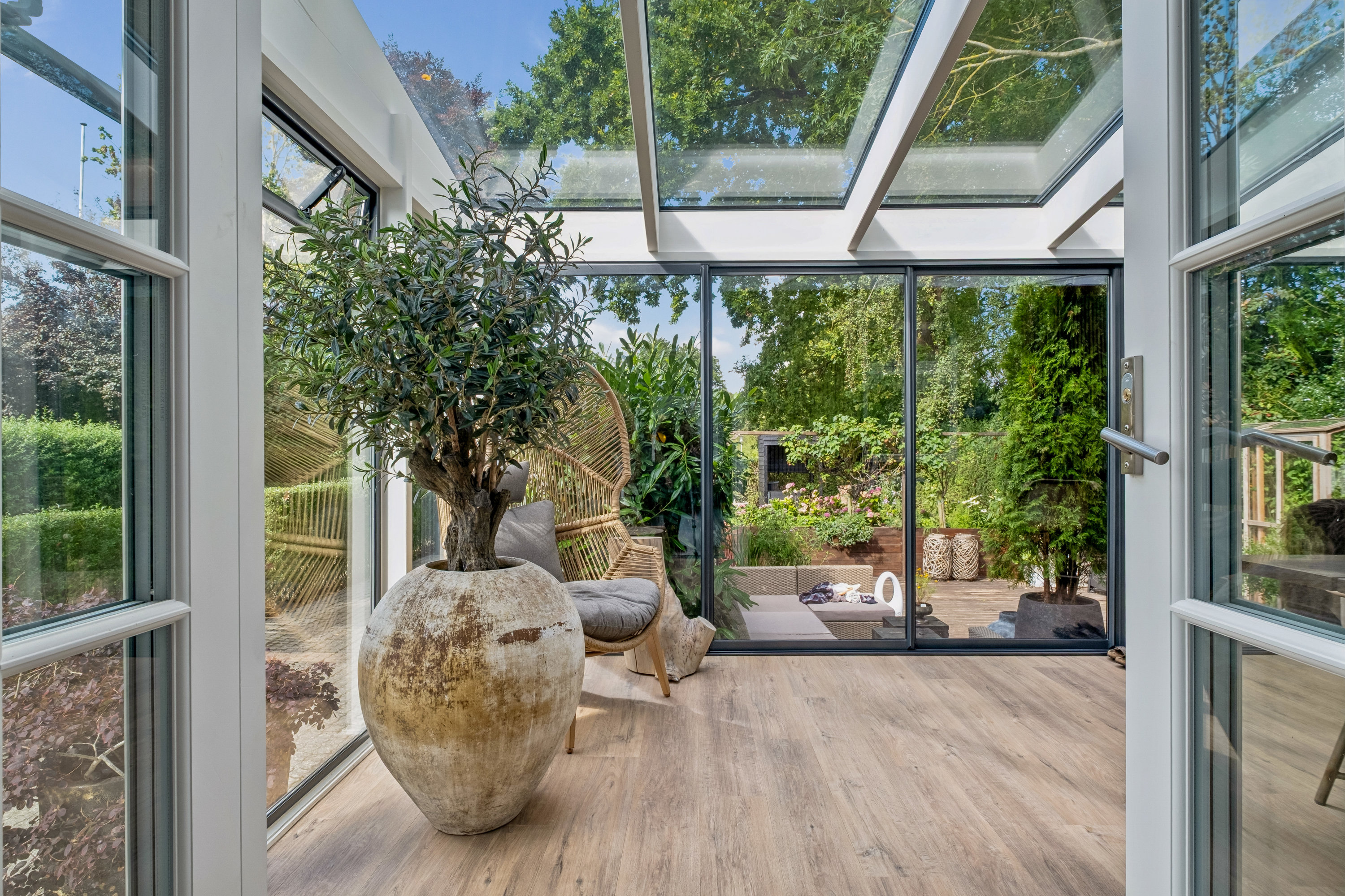 Fremhævet udestue billede i fuldskærmstilstand. Billede af Vejlevej 30, Thorsvang, 8700 Horsens